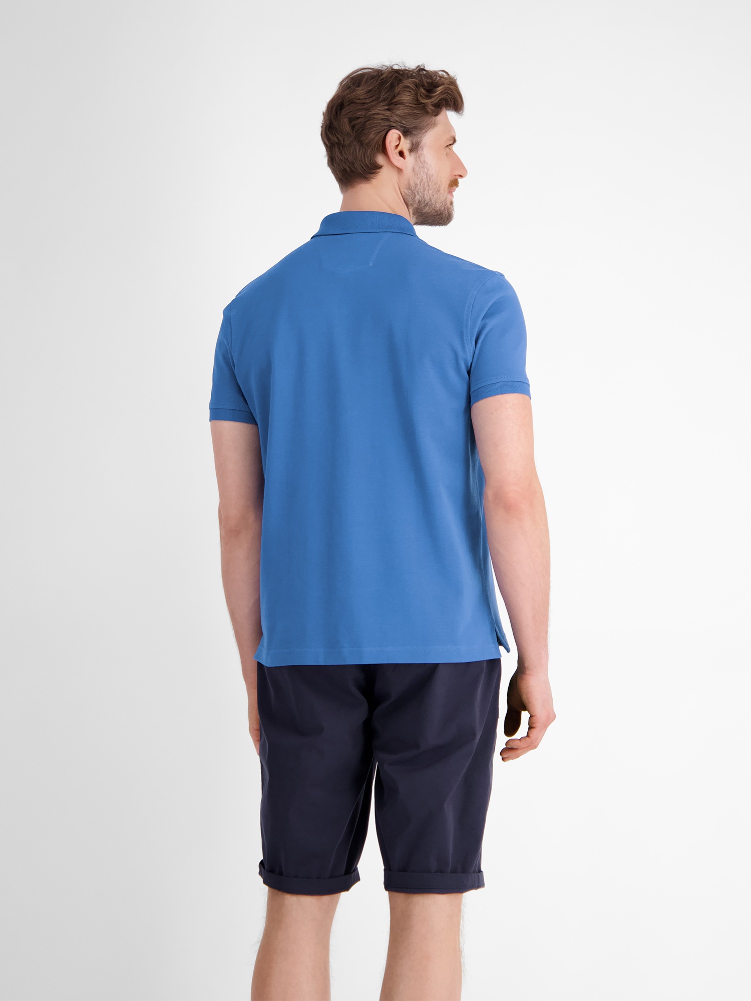LERROS Poloshirt »LERROS Basic Poloshirt für Herren, unifarben«