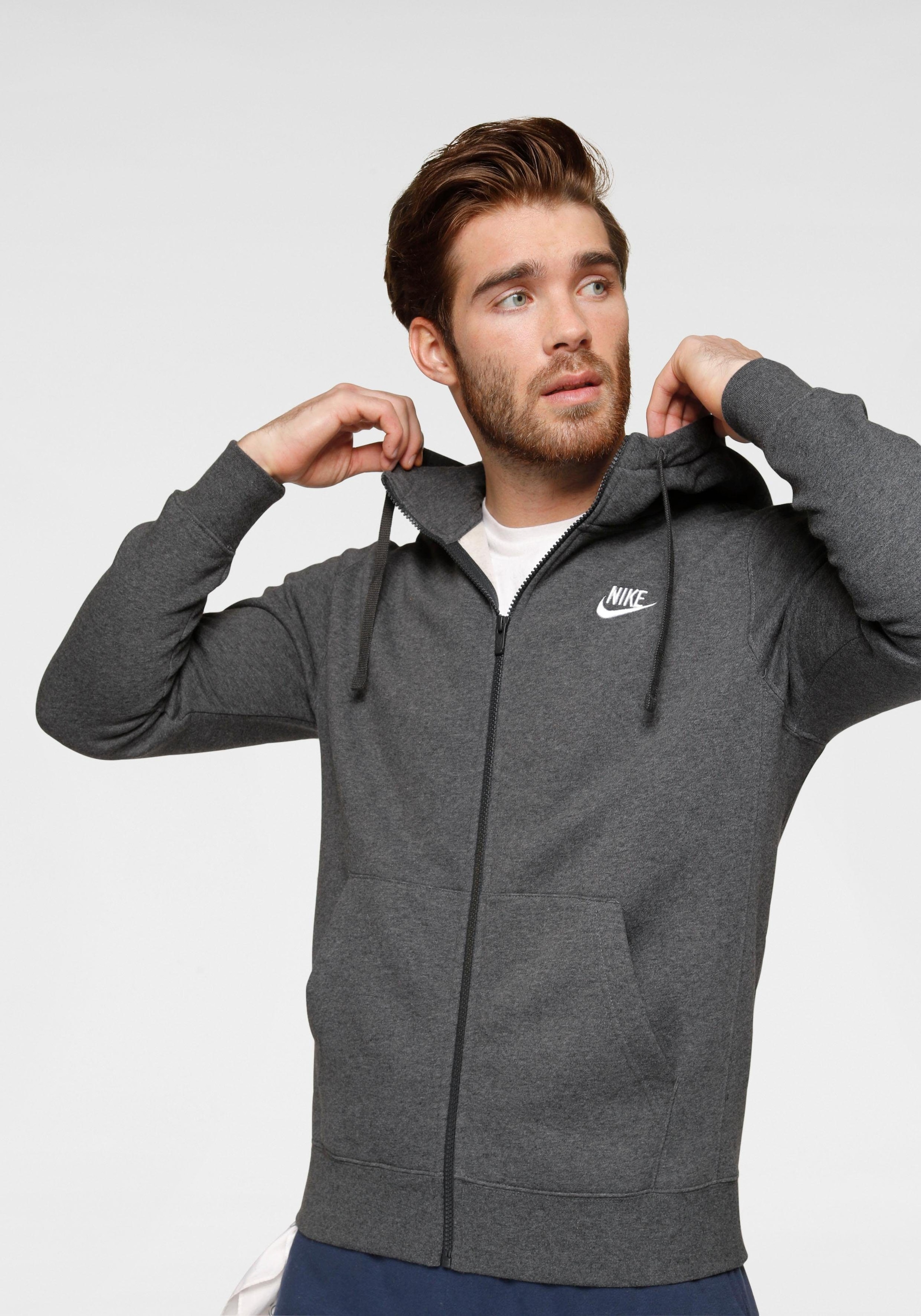 Nike Sportswear Sweatjacke »Club Fleece Men's Full-Zip Hoodie«