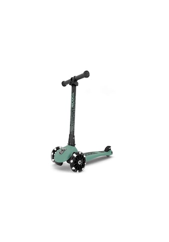 Dreiradscooter »Ride Scooter Highwaykick 3 LED, Forest«