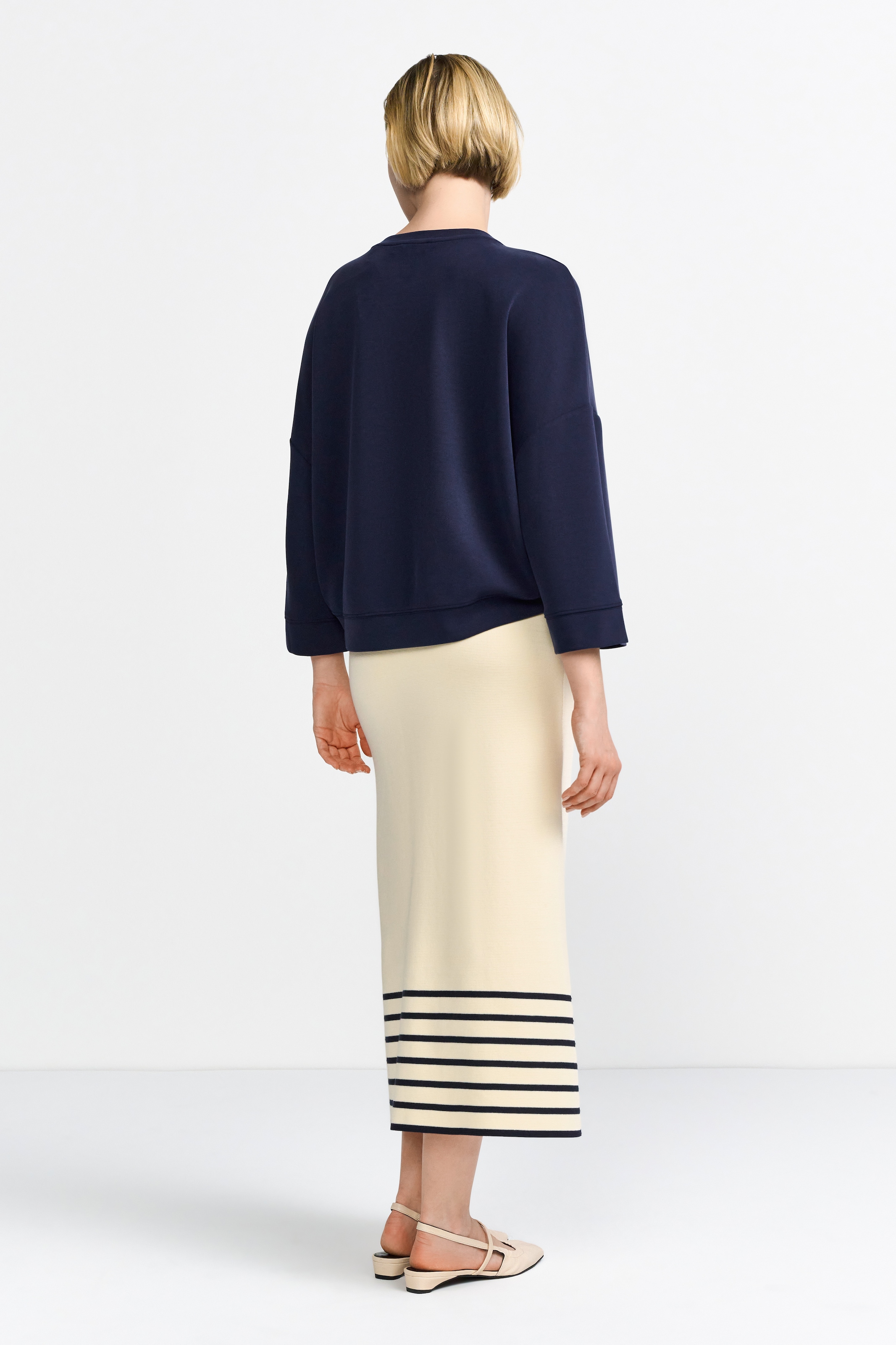 RICHROYAL Kurzarmshirt »Tencel peached Shirt«, modische Kurzarmsweatshirt