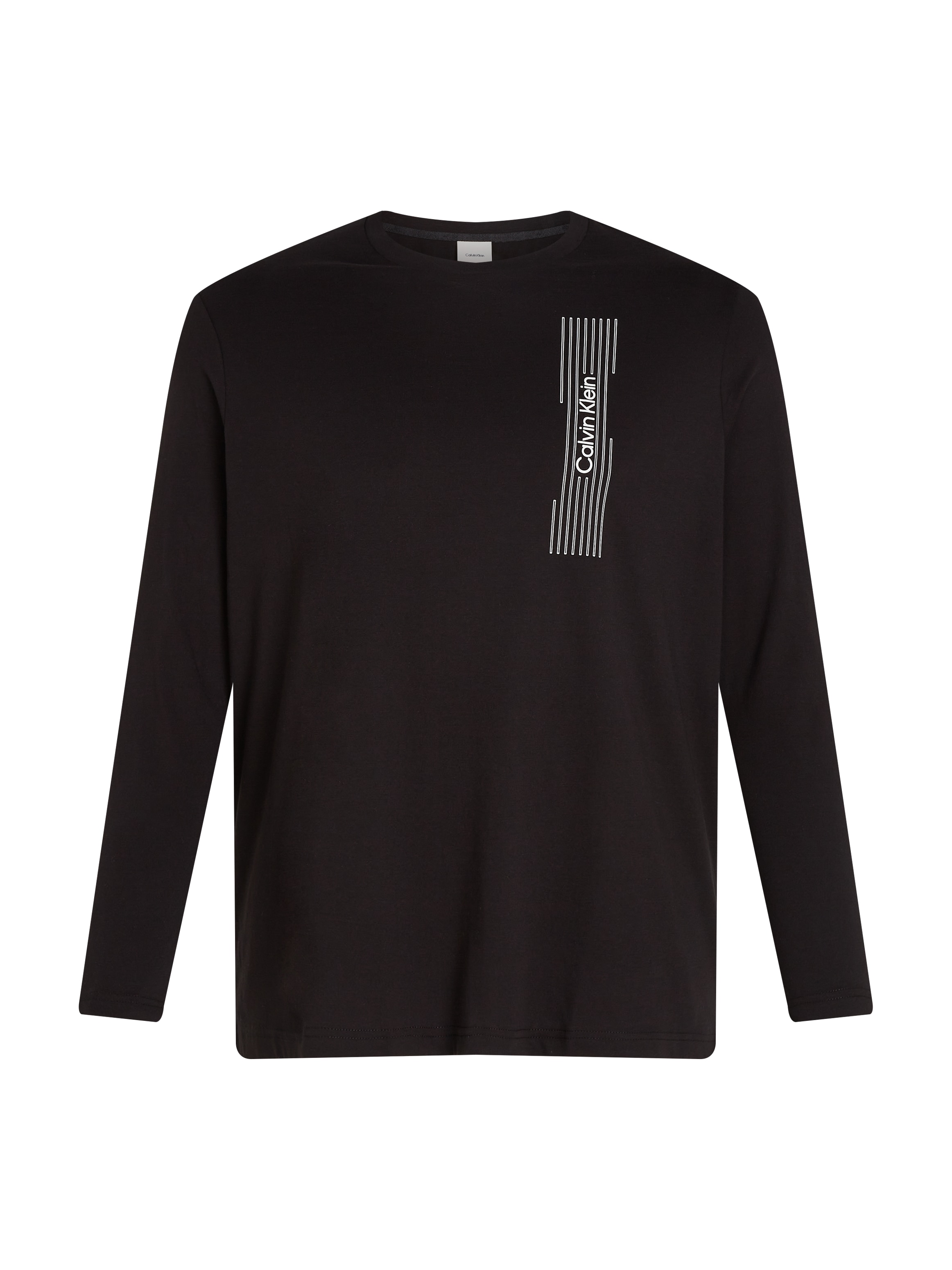 Calvin Klein Big&Tall Langarmshirt »BT_HORIZONTAL LOGO LS T-SHIRT«, in Grossen Grössen mit Logoschriftzug
