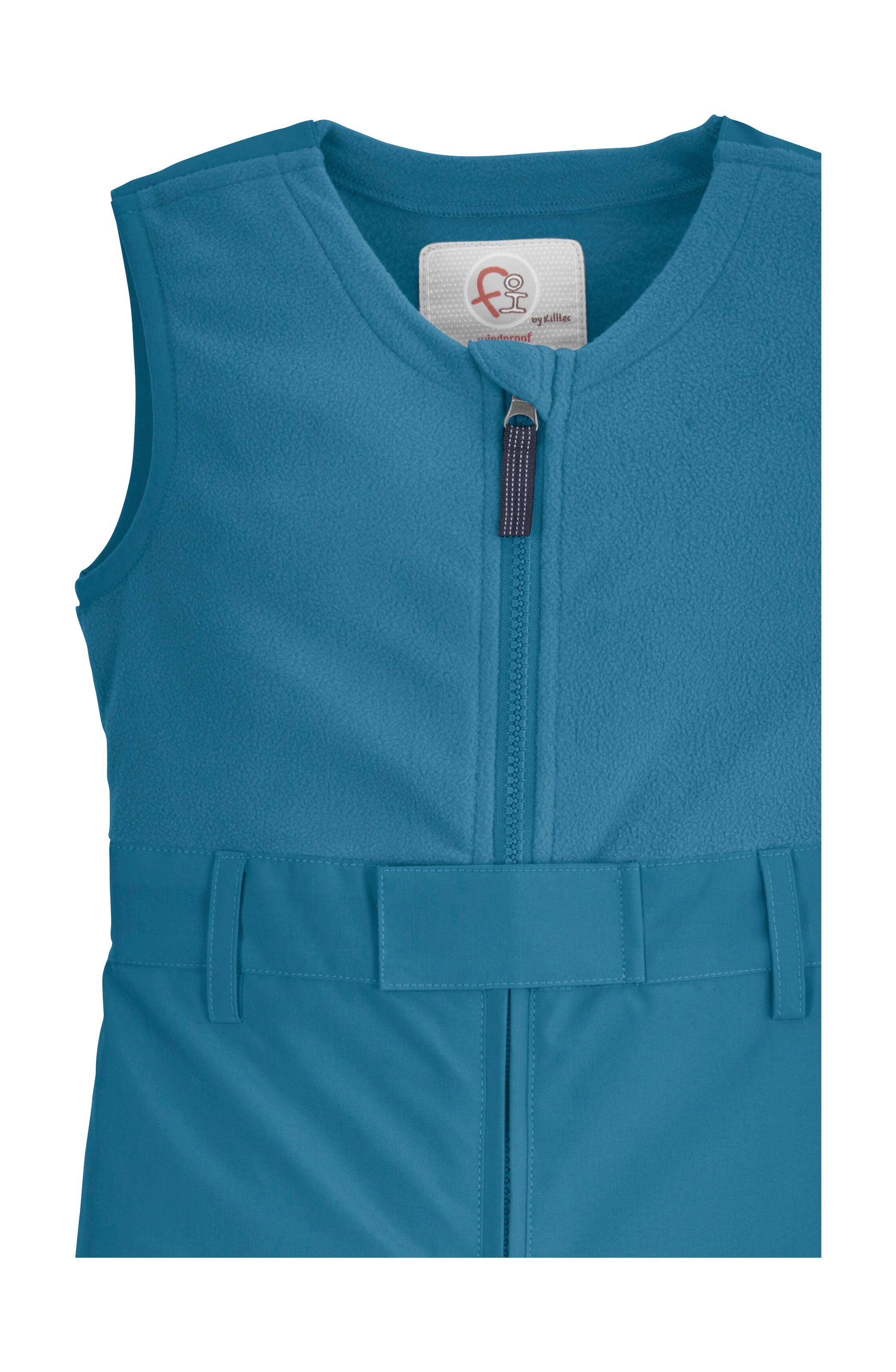 first instinct by killtec Skihose »FISW 34 MNS SKI PNTS«, Wasserdichte, wärmende Latzhose mit Schneefang und Grow-Up-Funktion