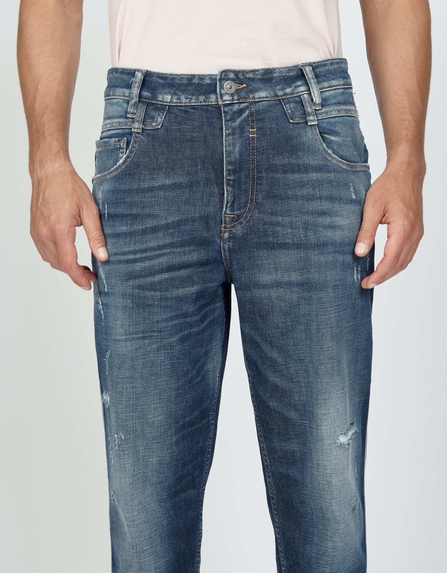 GANG Stretch-Jeans »94MARCO«, im relaxten 5-Pocket Style mit doppelter Gürtelschlaufe
