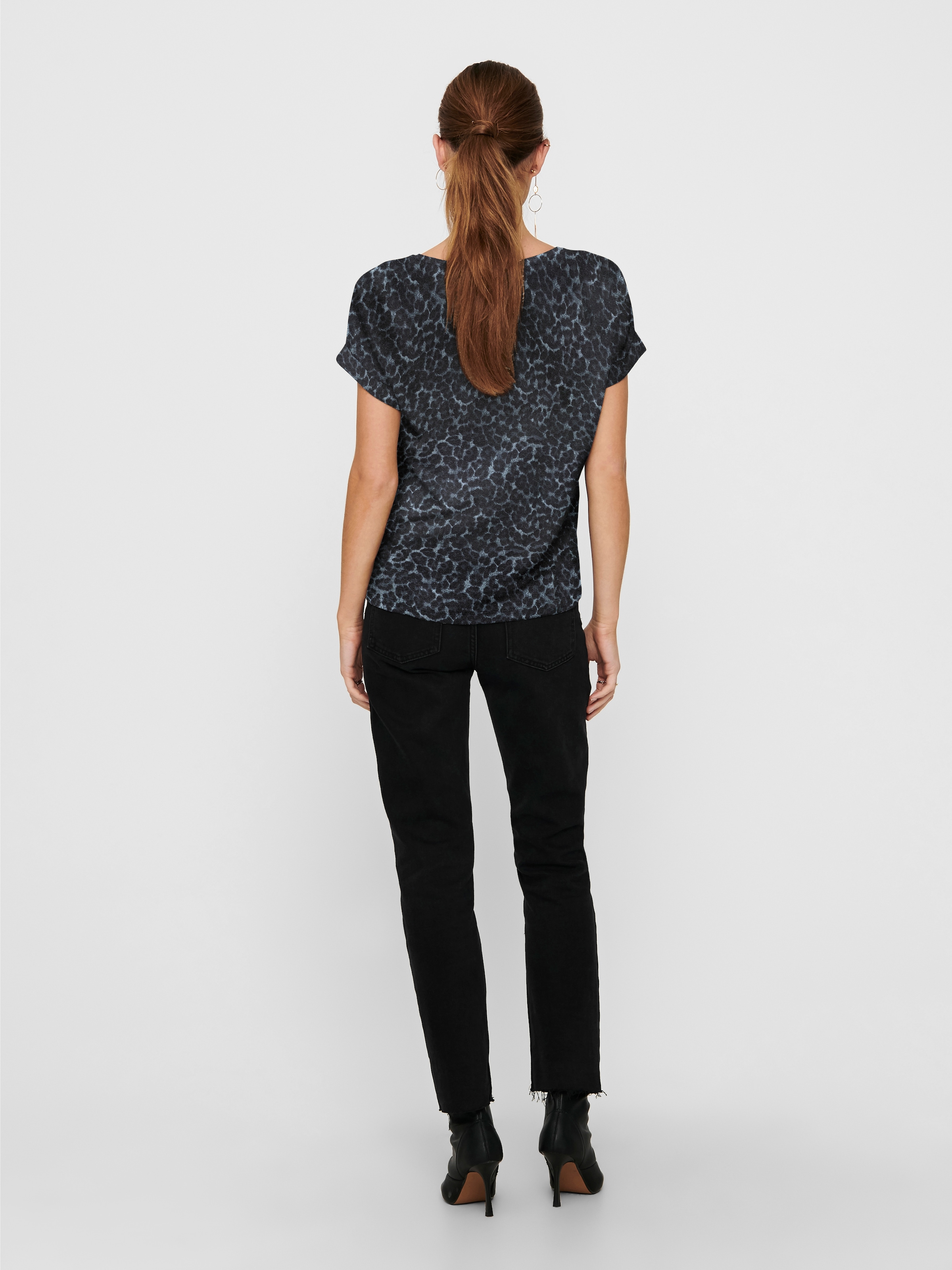 ONLY Kurzarmshirt »ONLMOSTER AOP S/S TOP NOOS JRS«