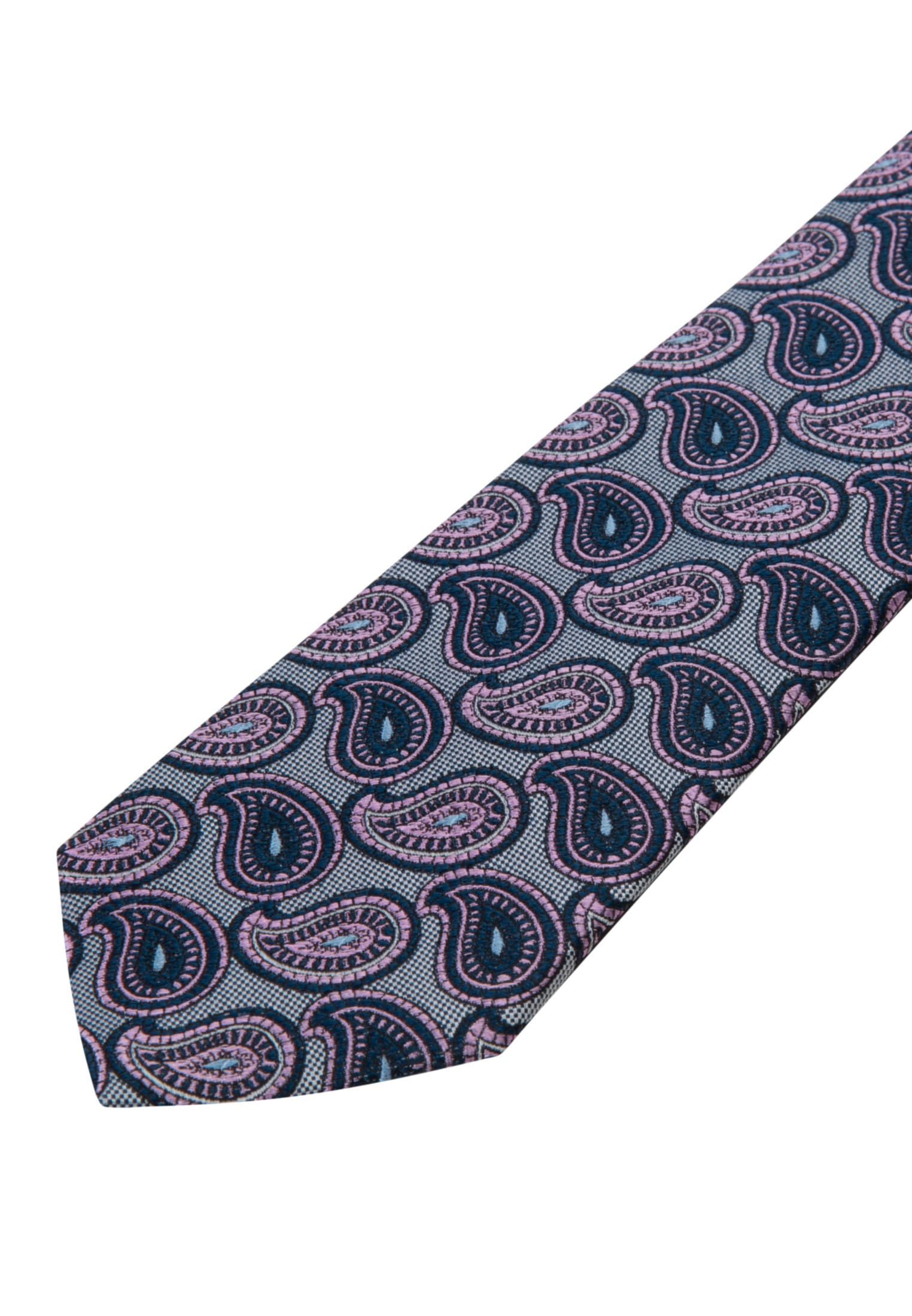 seidensticker Krawatte »Schwarze Rose«, Breit (7cm) Paisley