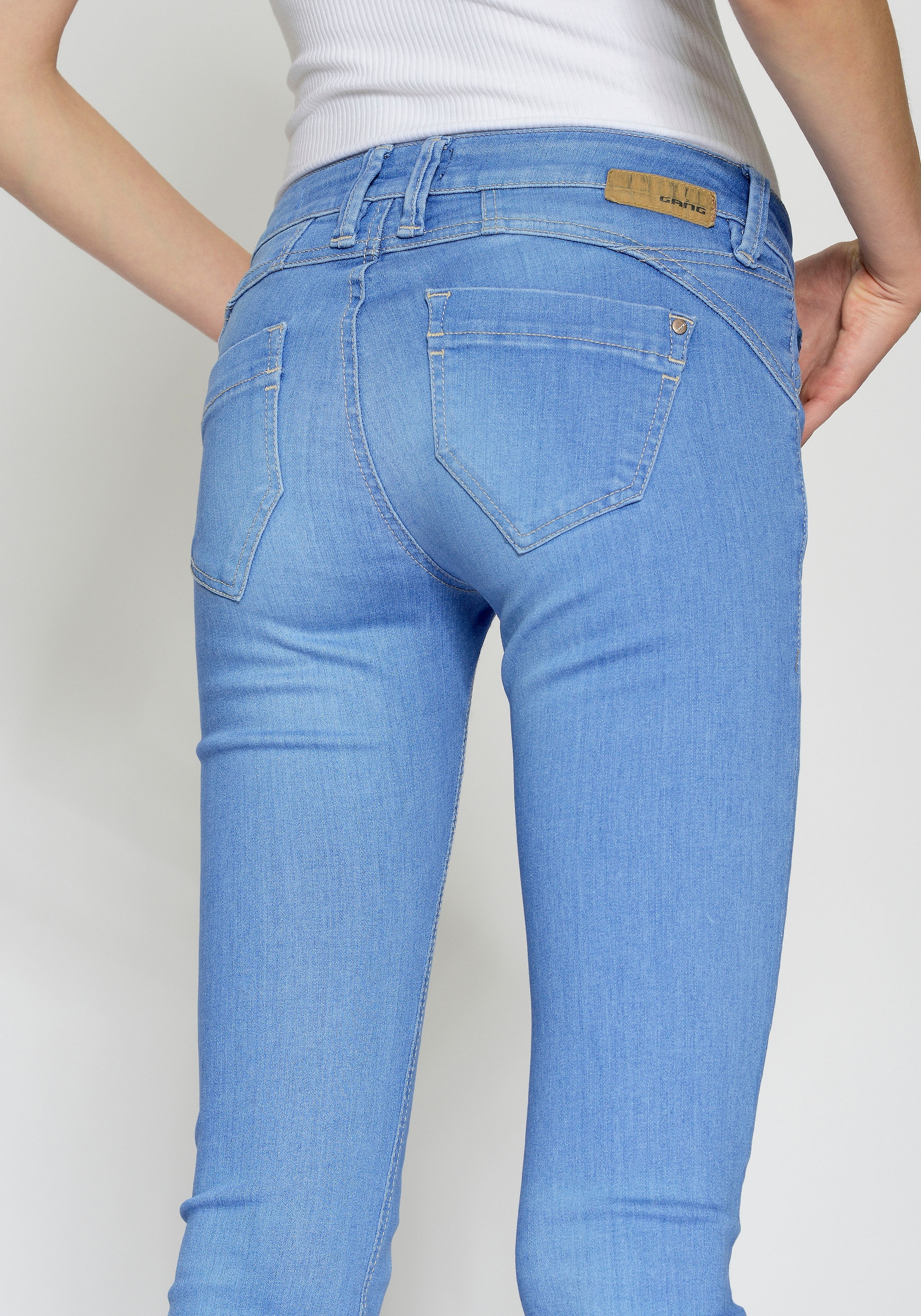 Jelmoli-Versand bestellen Schweiz online Skinny-fit-Jeans »94Nena«, GANG bei Used-Effekten mit