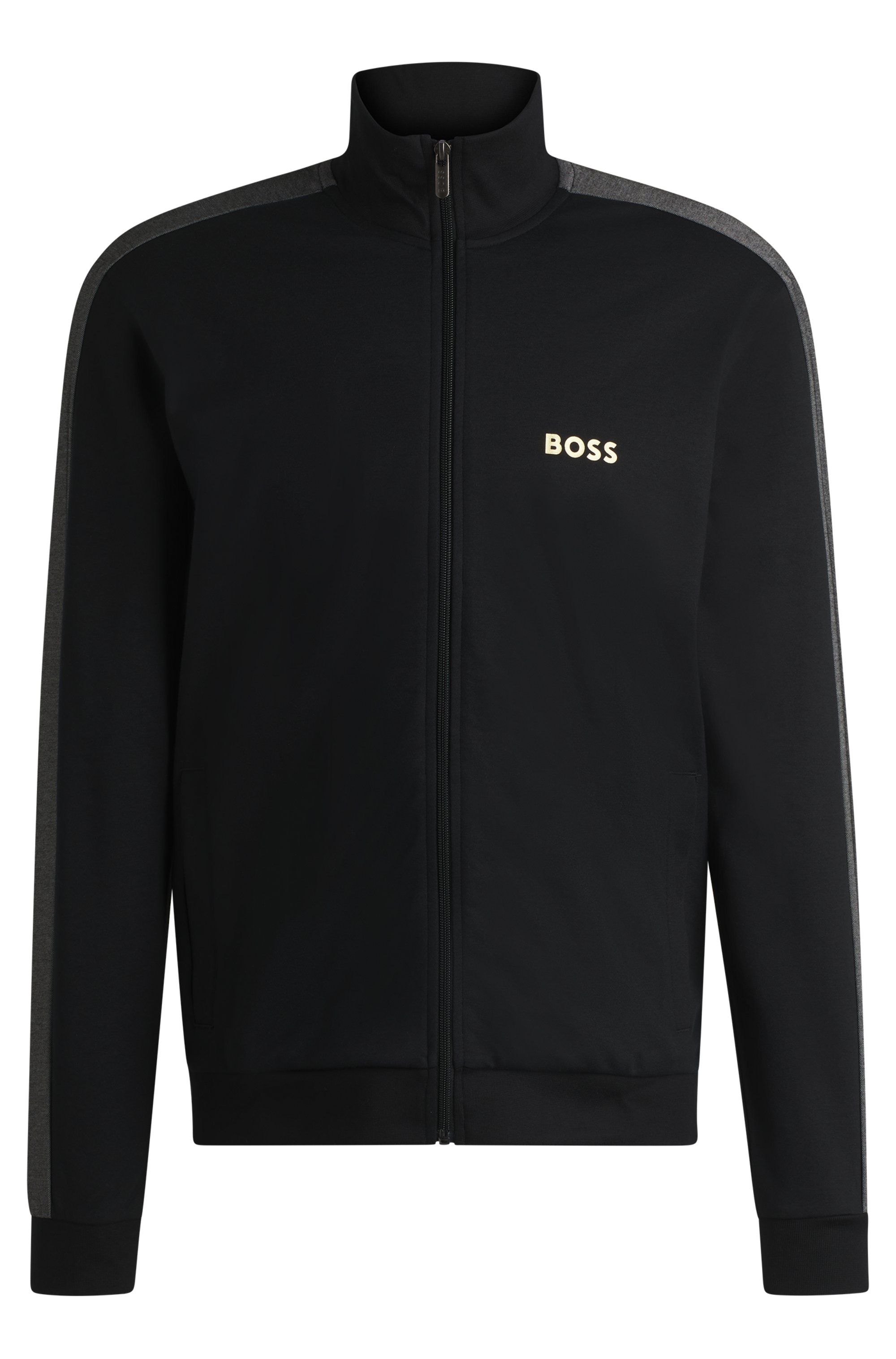 BOSS Sweatjacke »Tracksuit Jacket« mit Reissverschluss am Kragen