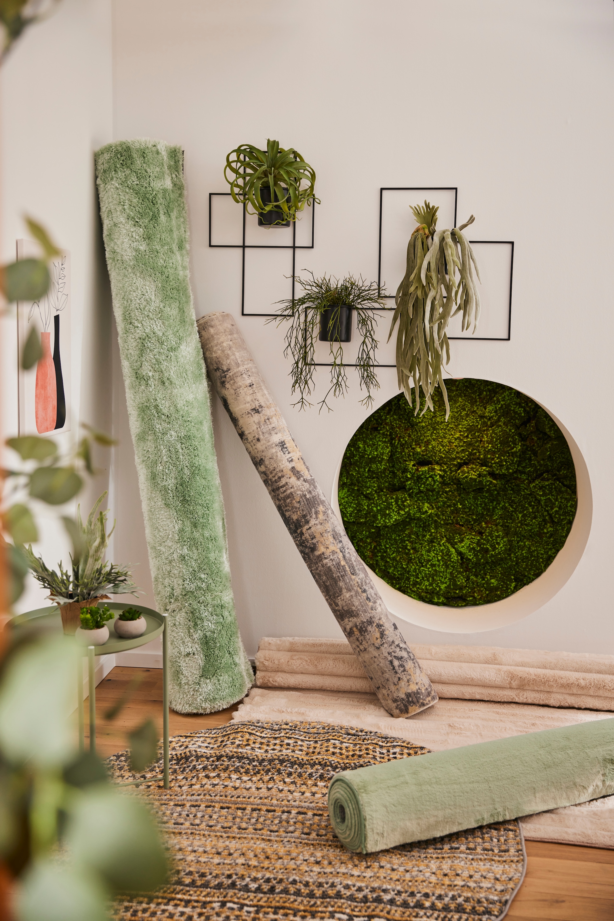 my home Teppich »Melanie, Kunstfellteppich, besonders weich, Hoch-Tief-Effekt«, rechteckig, 28 mm Höhe, Kaninchenfell Optik, Wohnzimmer, Schlafzimmer, auch als Läufer