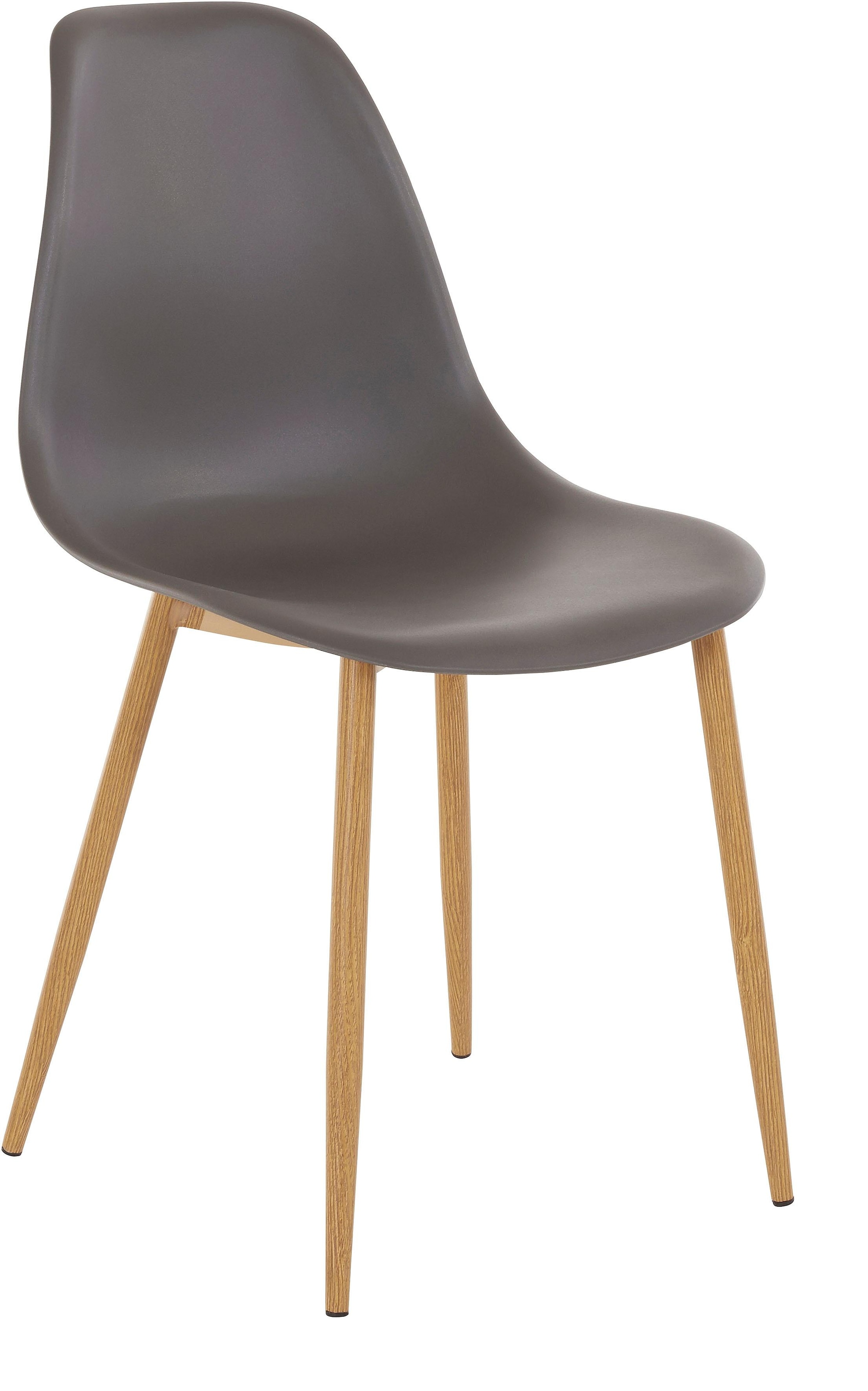 INOSIGN Essgruppe »Miller«, (Set, 5 tlg.), Eckiger Glastisch mit 4 Stühlen  (Kunststoffschale) online kaufen | Jelmoli-Versand