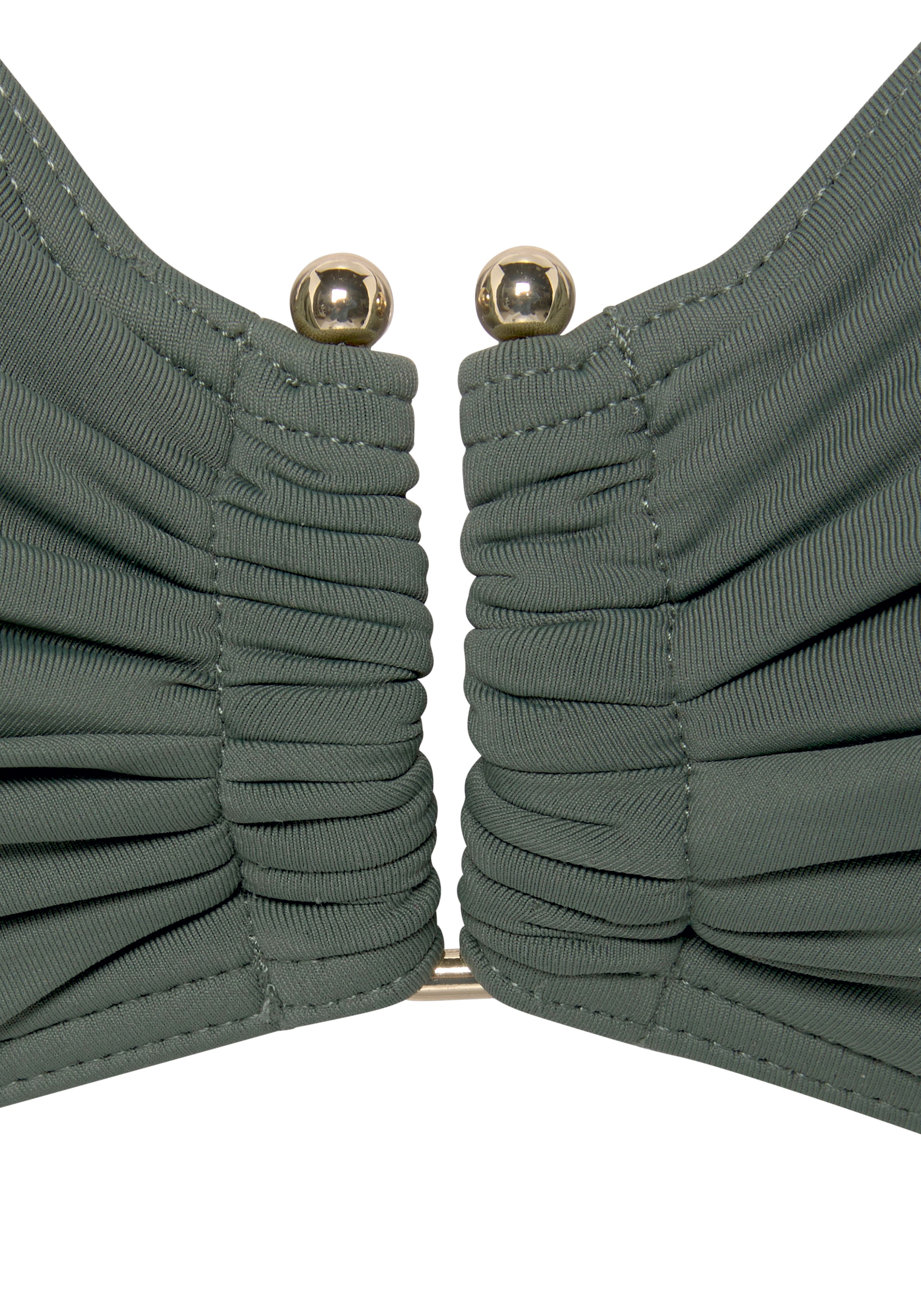 LASCANA Bügel-Bikini-Top »Italy«, mit goldfarbenfarbigen Accessoire