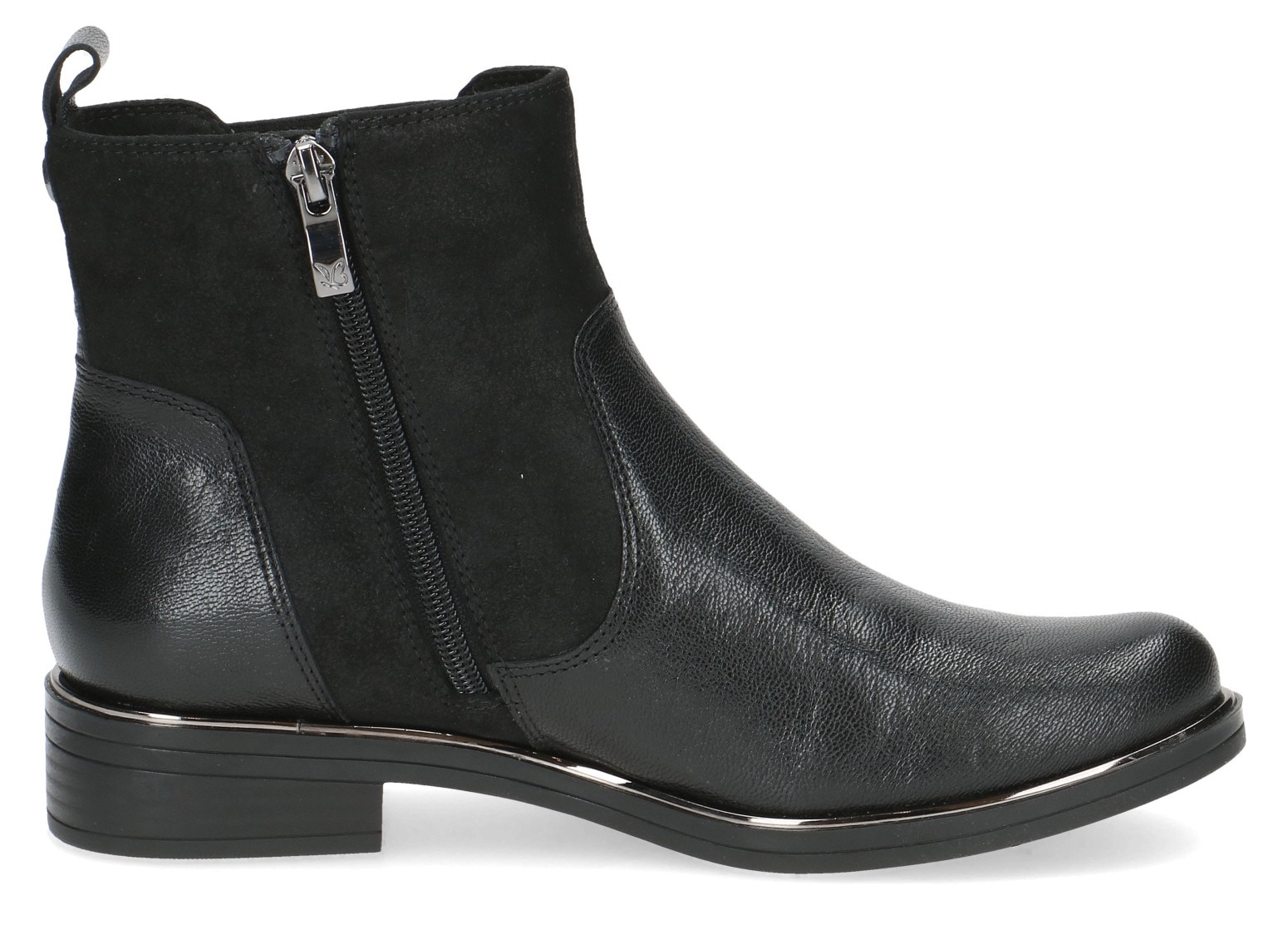 Caprice Chelseaboots, Blockabsatz, Boots, Stiefelette mit praktischem Reissverschluss