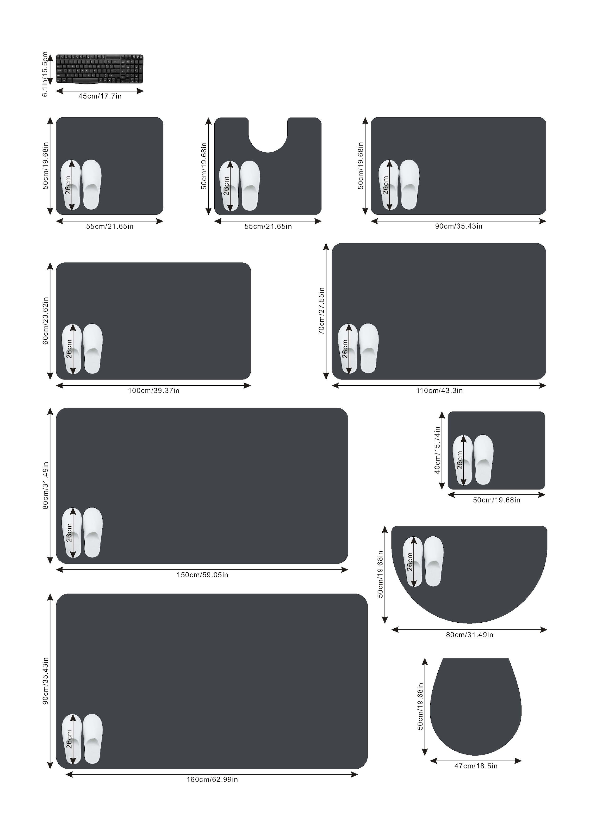 my home Badematte »Merida«, Höhe 32 mm, rutschhemmend beschichtet, fussbodenheizungsgeeignet-schnell trocknend-strapazierfähig, Badteppich, Uni Farben, rechteckig, rund & als 2-tlg. Set erhältlich