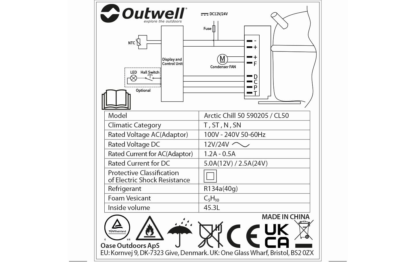 Outwell Elektrische Kühlbox »Arctic C«