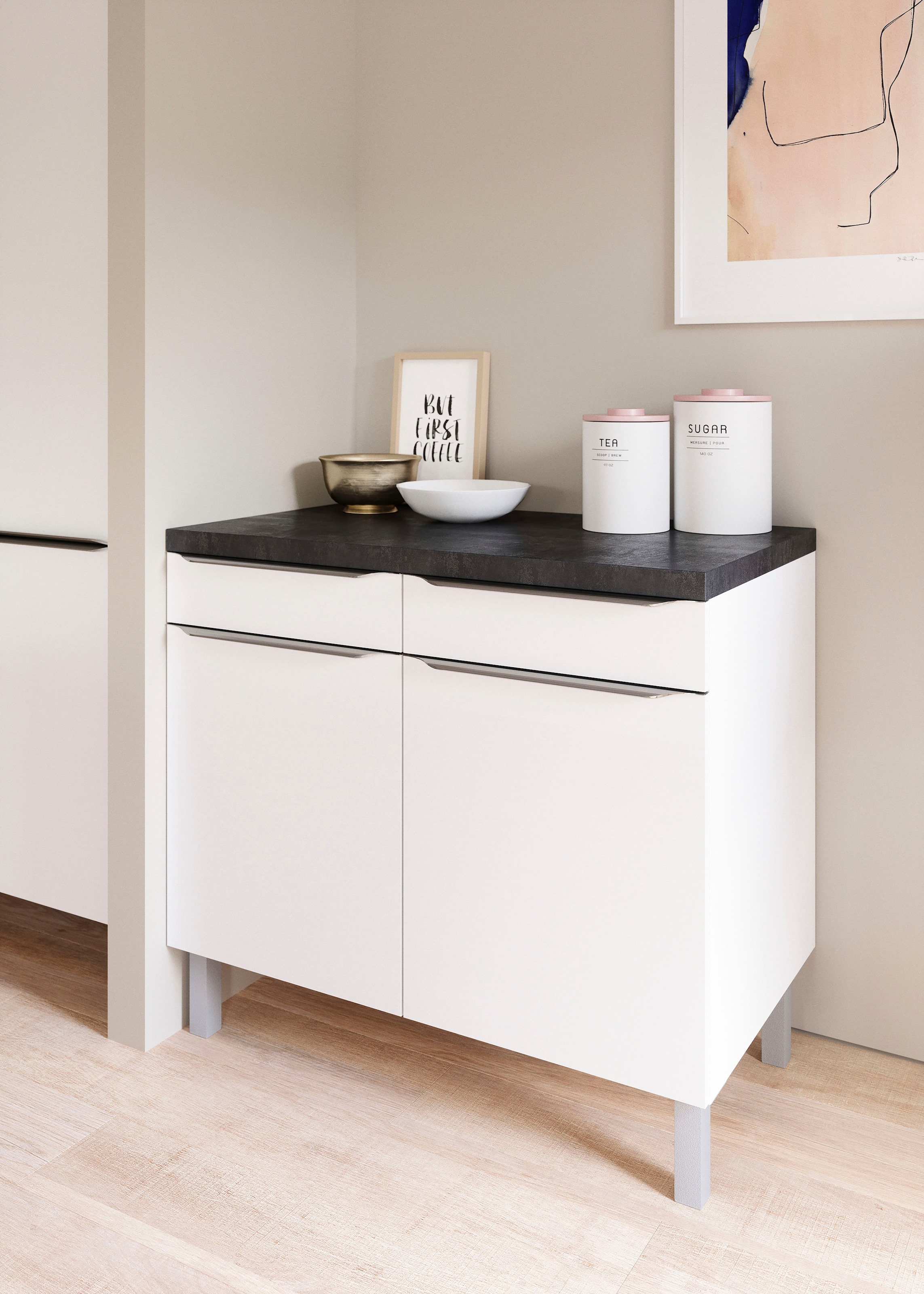 OPTIFIT Unterschrank »Lilly2«, Breite 100 cm, 2 Türen, 2 Einlegeböden