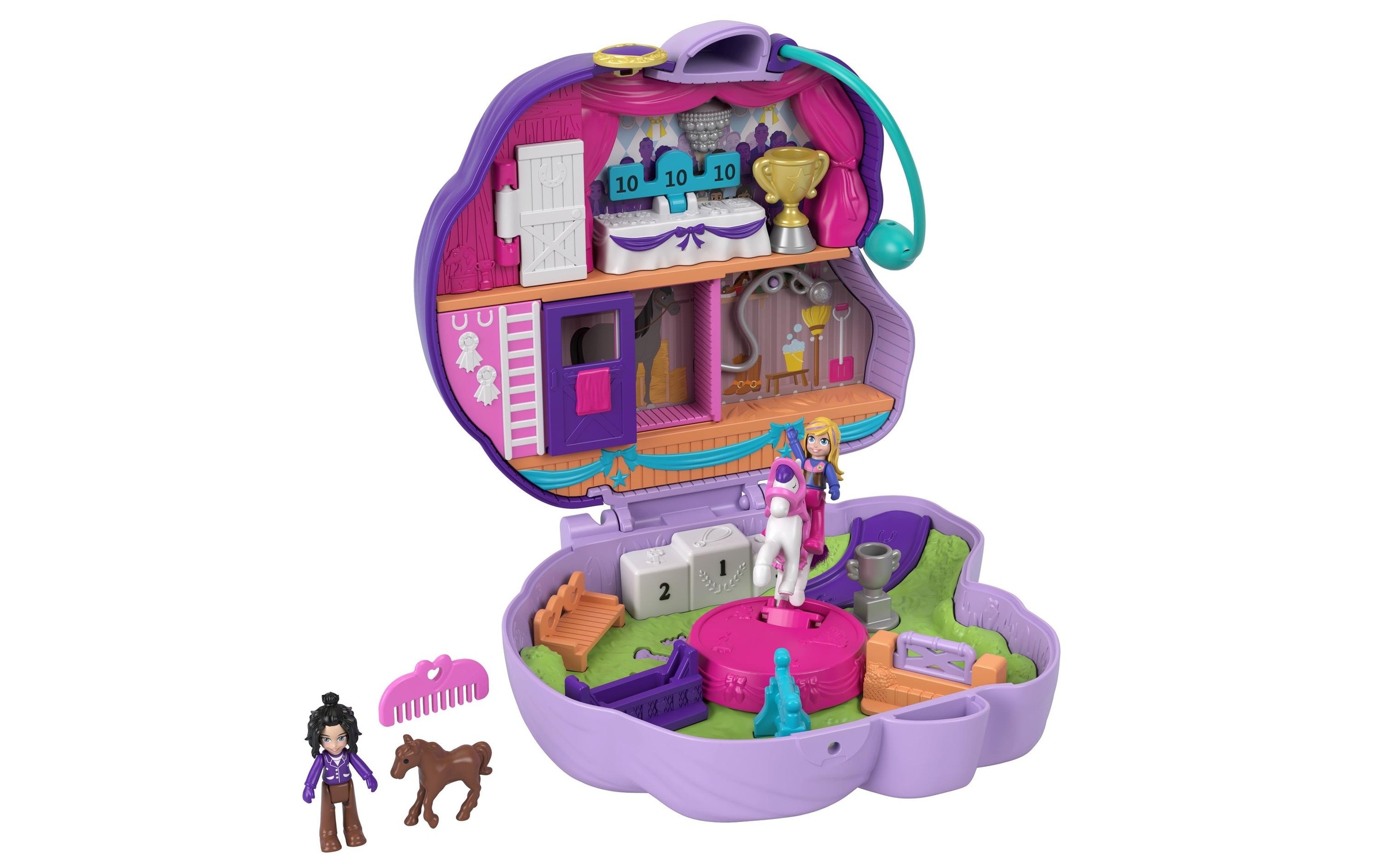 Polly Pocket Spielwelt »Pony-Springspass Schatulle«