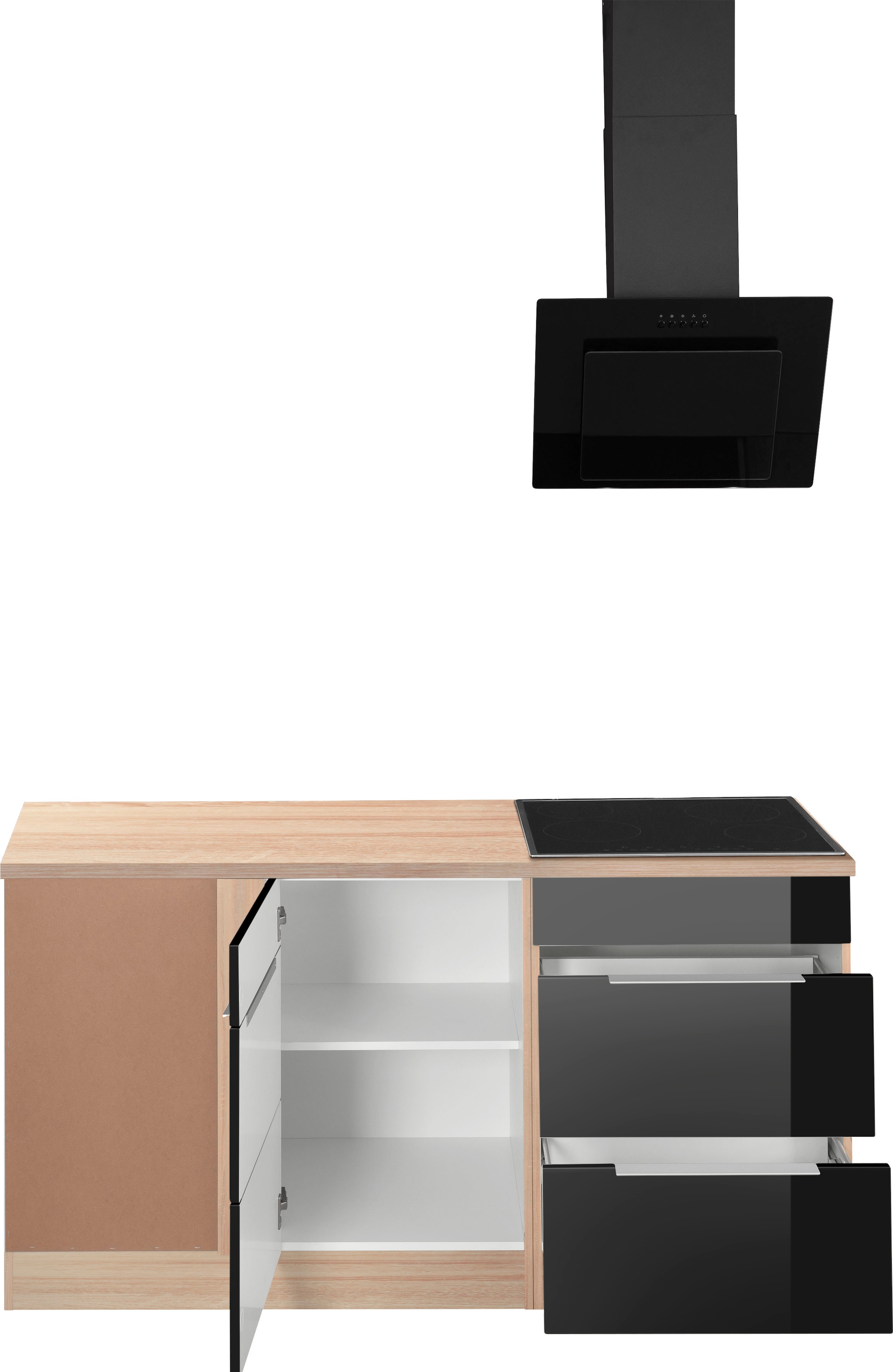 HELD MÖBEL Winkelküche »Brindisi«, mit E-Geräten, Stellbreite 230/170 cm  online kaufen | Jelmoli-Versand