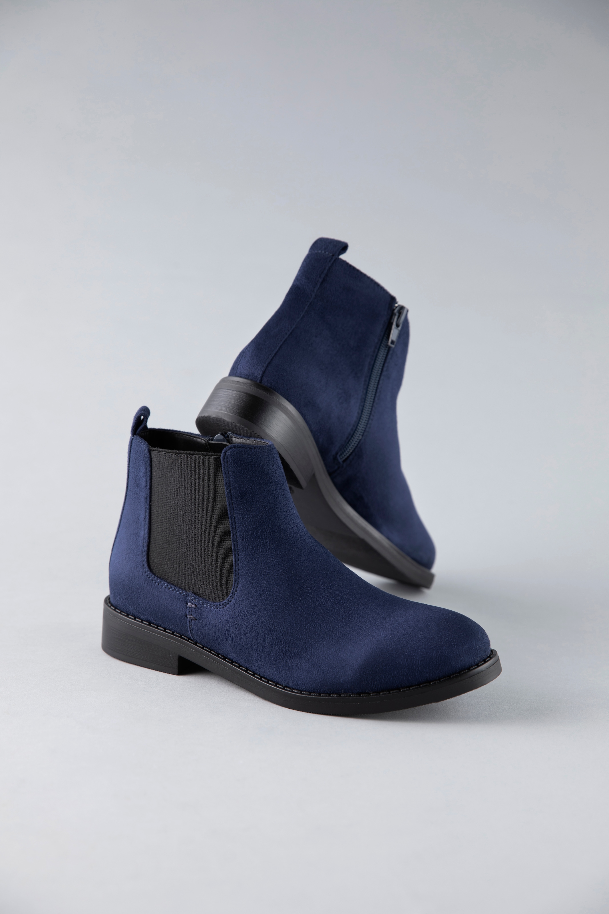 Chelseaboots, Stiefelette, Blockabsatz, mit breitem Stretch - NEUE KOLLEKTION