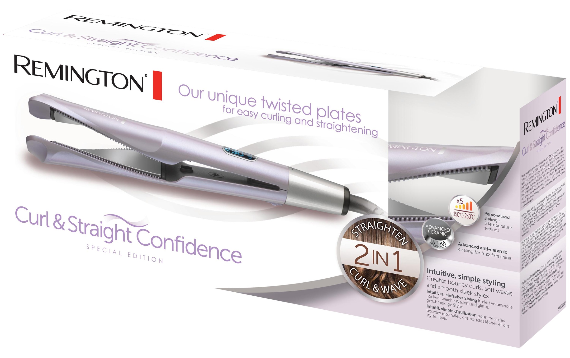 Remington Glätteisen »S6606GP Curl & Straight«