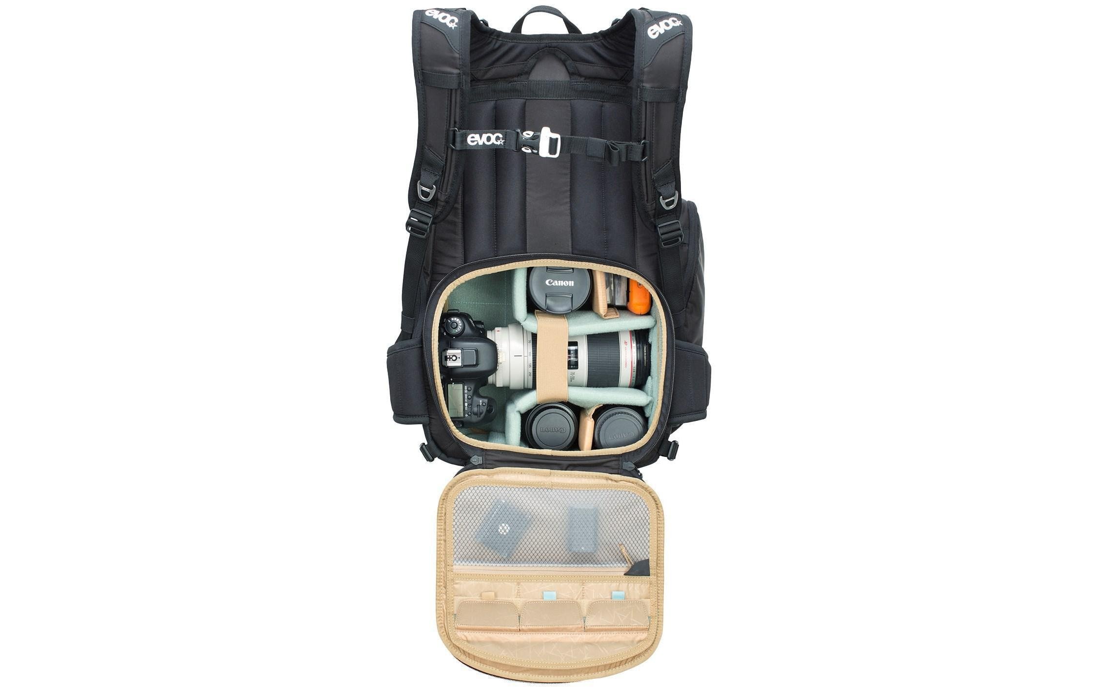 EVOC Fotorucksack »CP 18L Schwarz«
