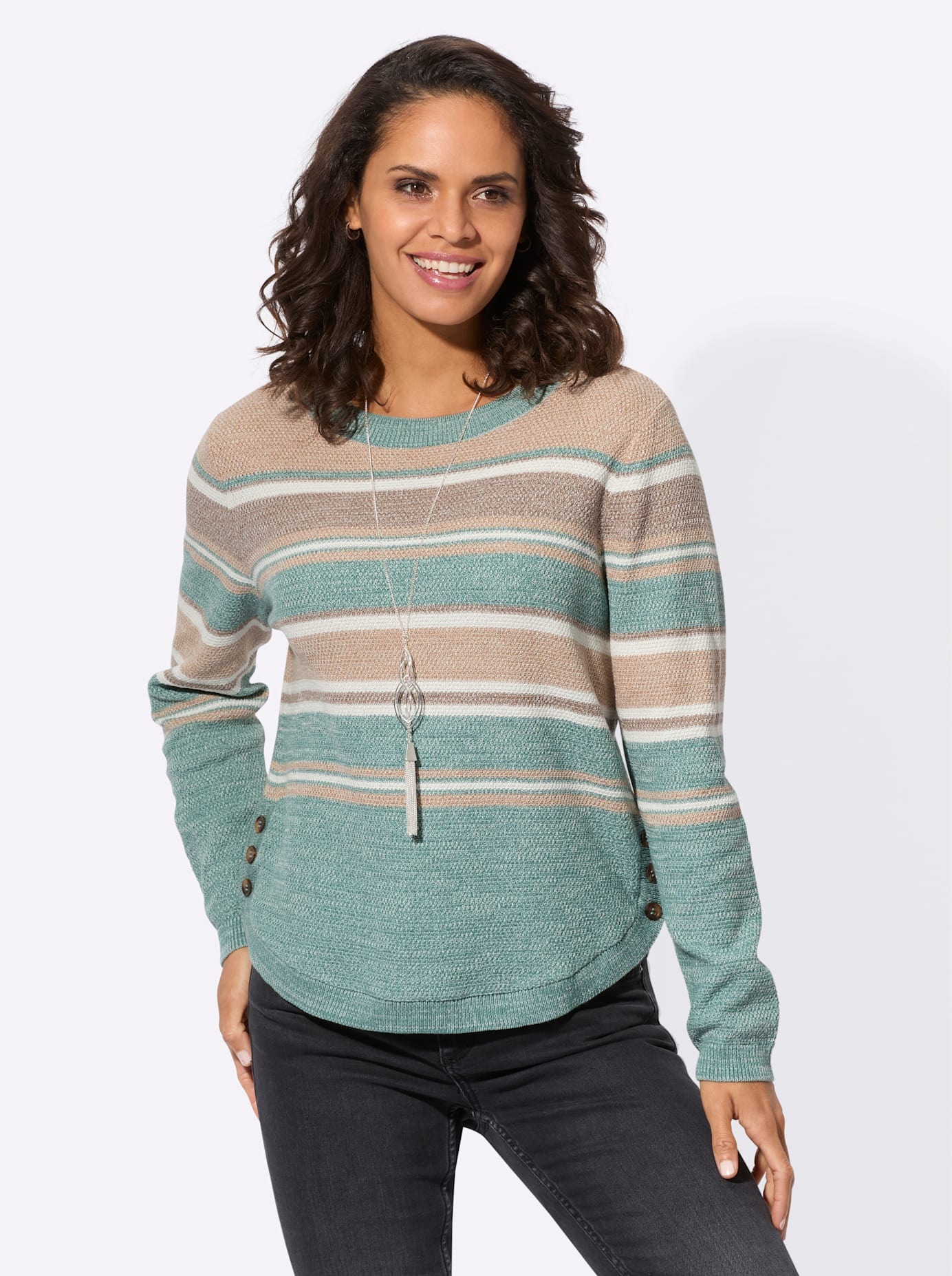 Casual Looks Strickpullover »Ringel-Pullover«