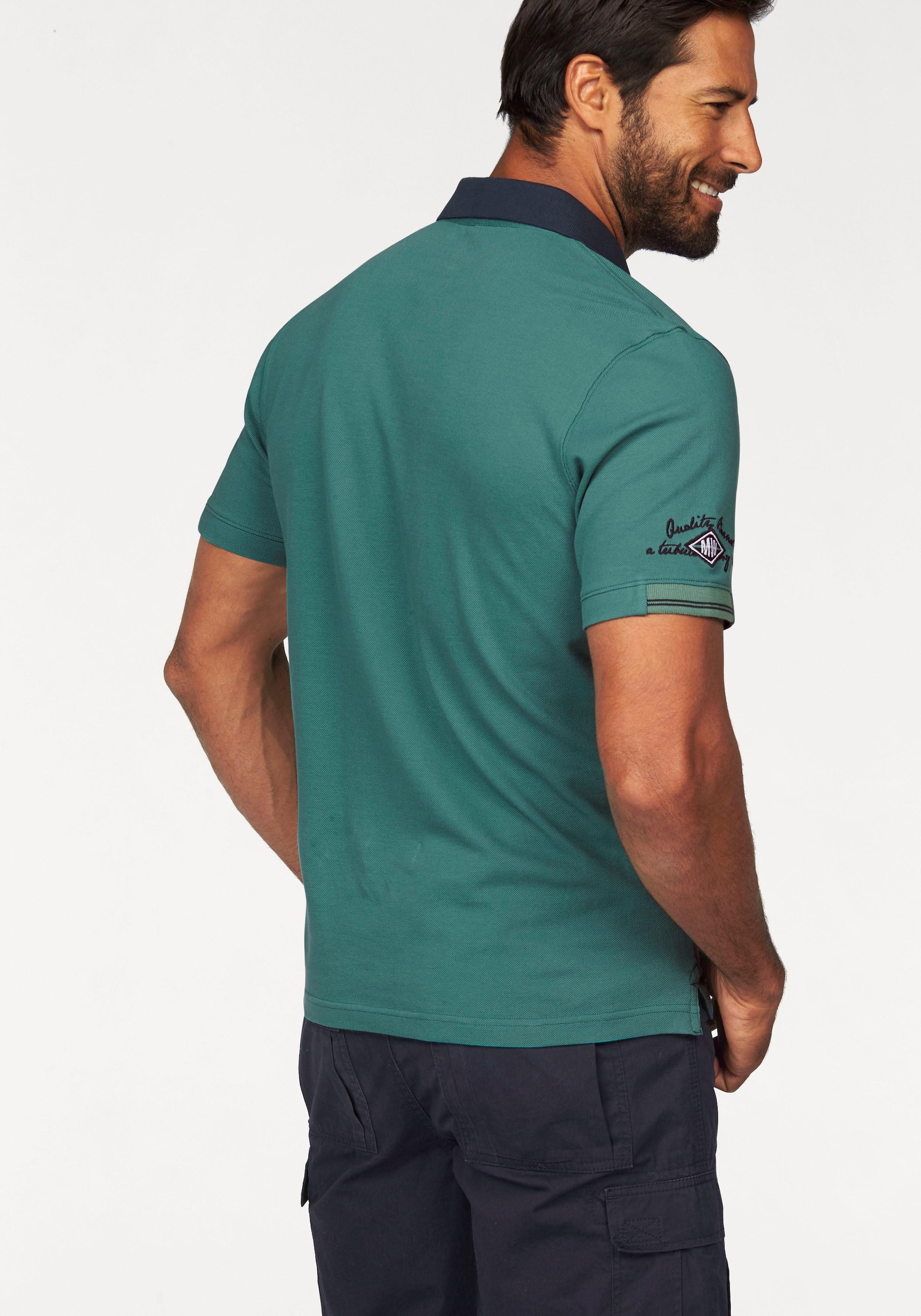 Man\'s World Poloshirt, in Piqué-Qualität mit Kontrastkragen online kaufen |  Jelmoli-Versand