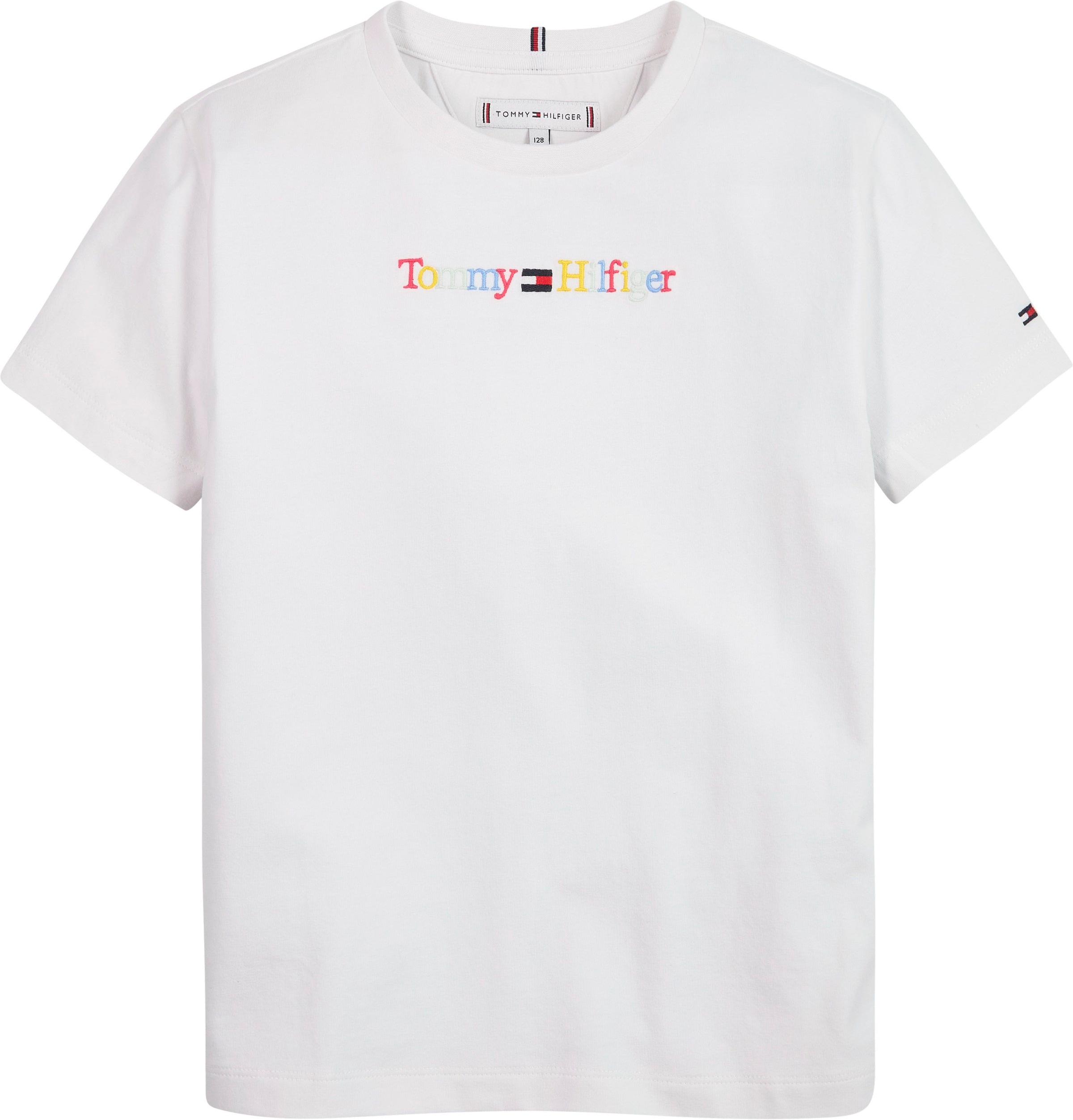 ✵ T-Shirt Logostickerei TEE GRAPHIC »TOMMY | Jelmoli-Versand mit ordern online Hilfiger MULTI Tommy S/S«,