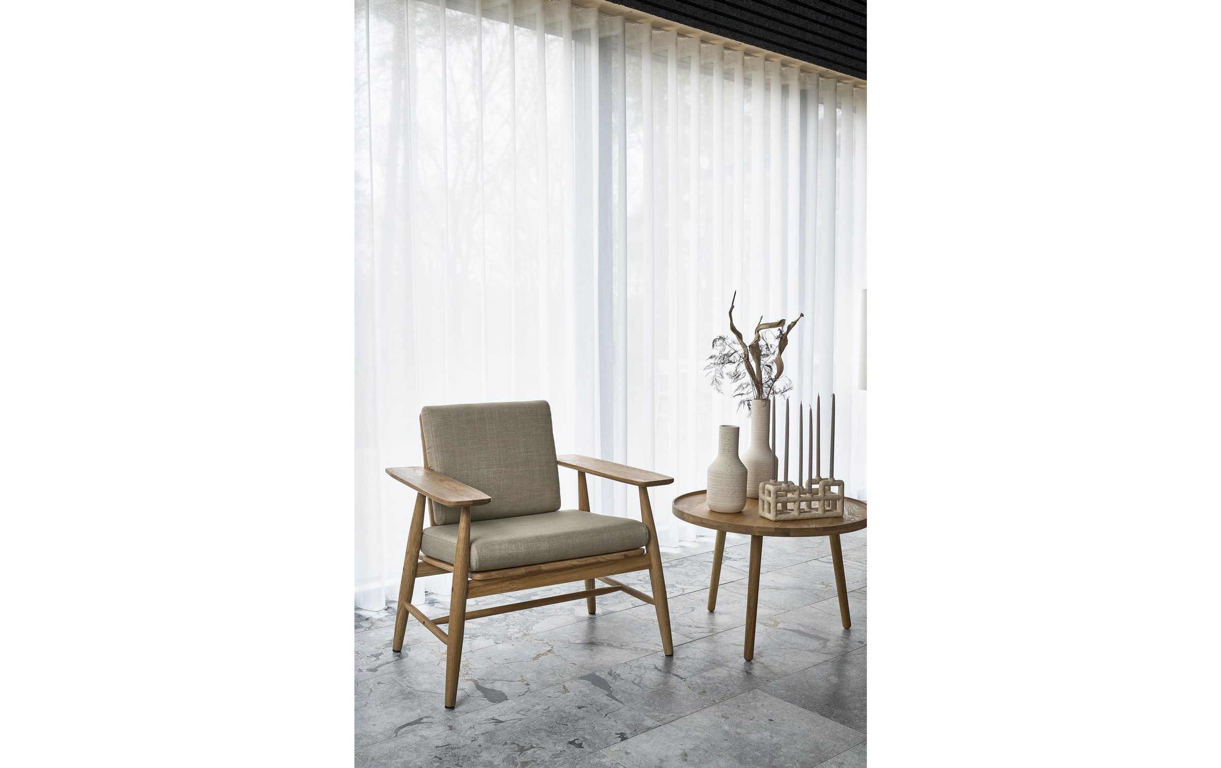 Villa Collection Denmark Dekovase »Elv Weiss«