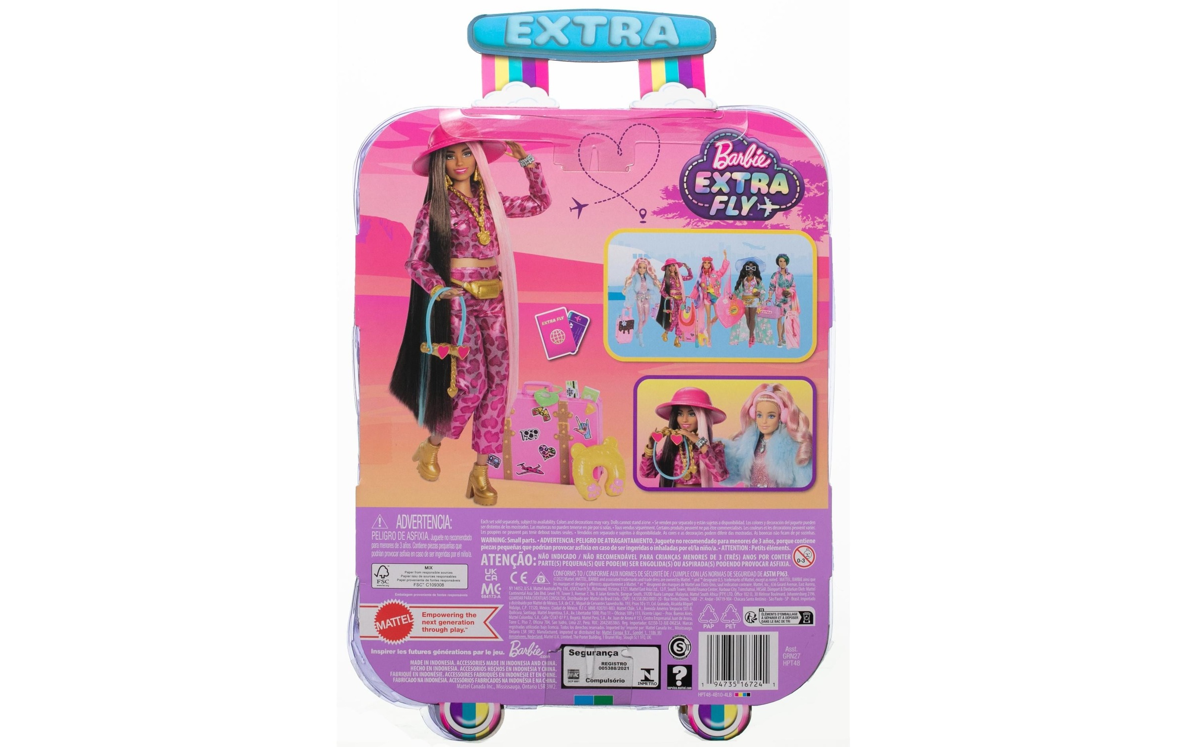 Barbie Anziehpuppe »Extra Fly Safari Pu«