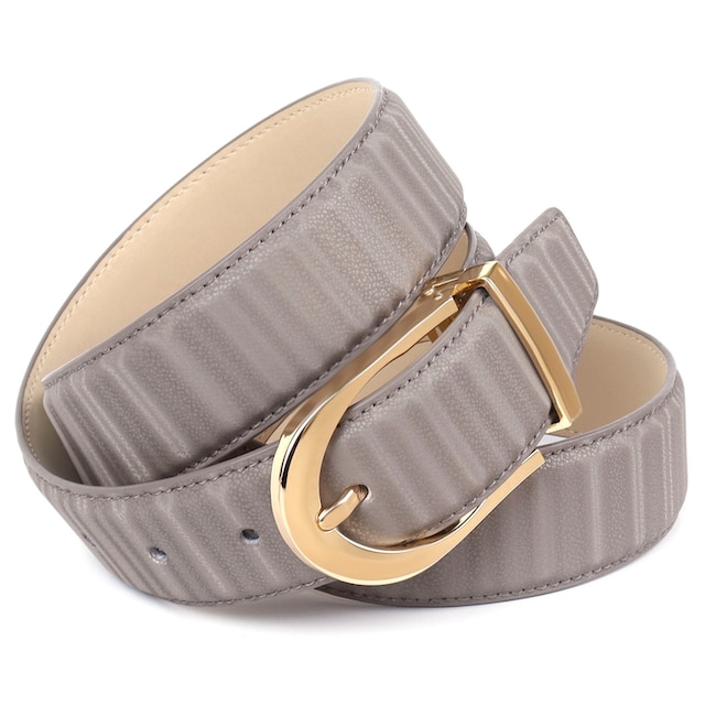 Anthoni Crown Ledergürtel, mit glänzender ovaler Schliesse online kaufen  bei Jelmoli-Versand Schweiz