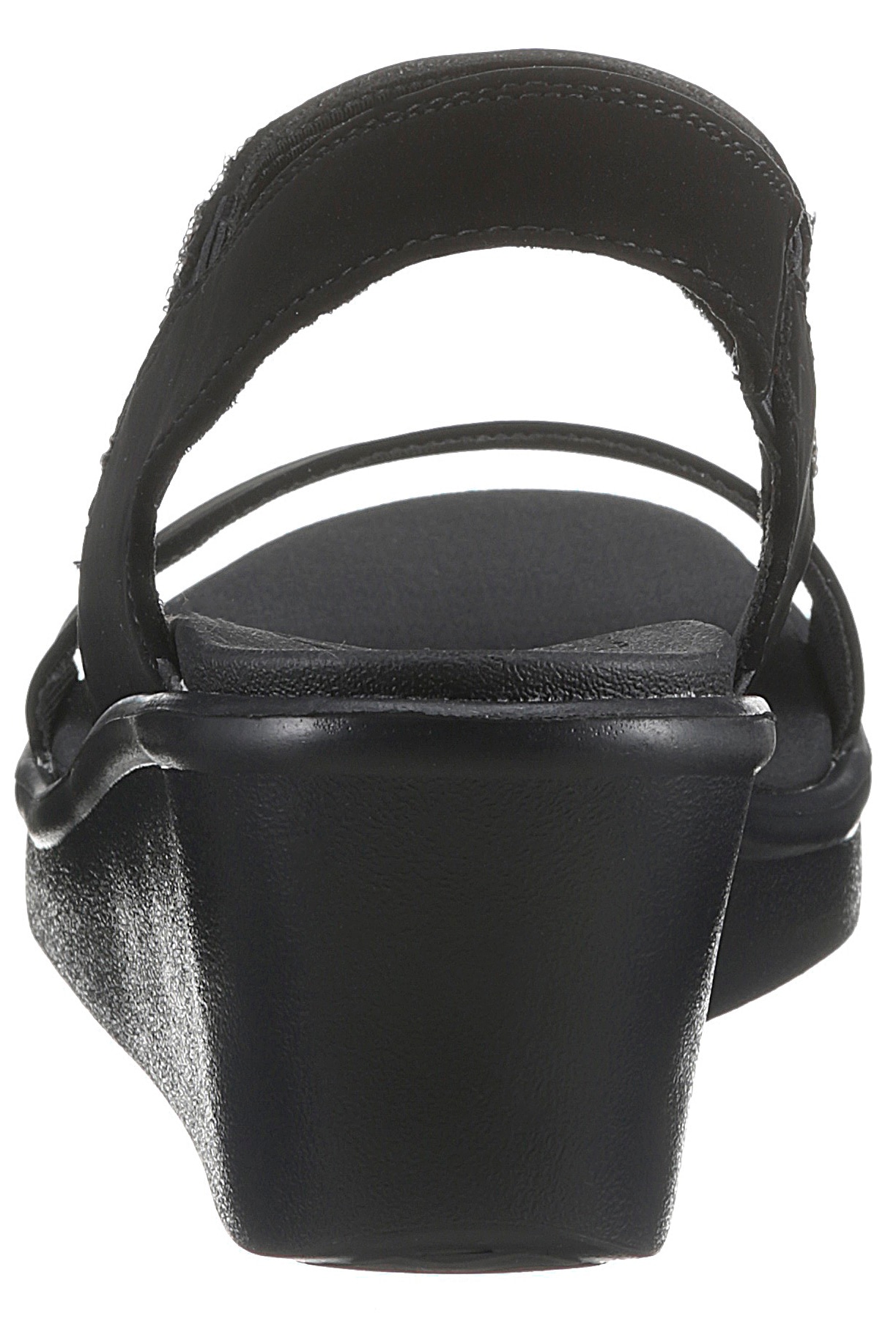 Skechers Keilsandalette »RUMBLE ON CHART TOPPER«, Sommerschuh, Sandale, Keilabsatz, mit elastischen Riemchen