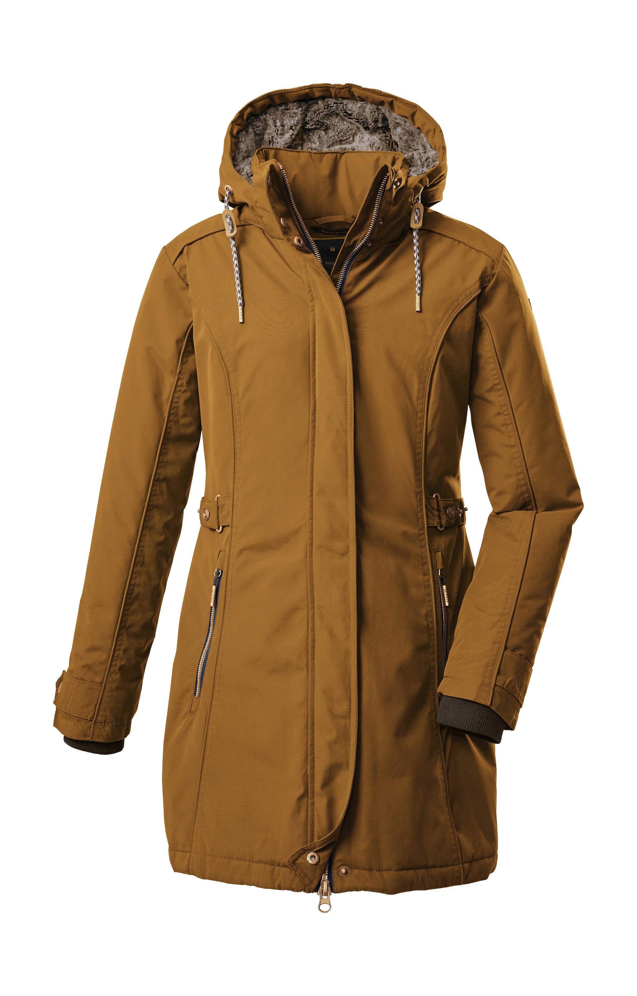 G.I.G.A. DX by killtec Parka »GW 6 WMN PRK« Eleganter, wasserabweisender Parka mit abnehmbarer Kapuze u Teddyfell