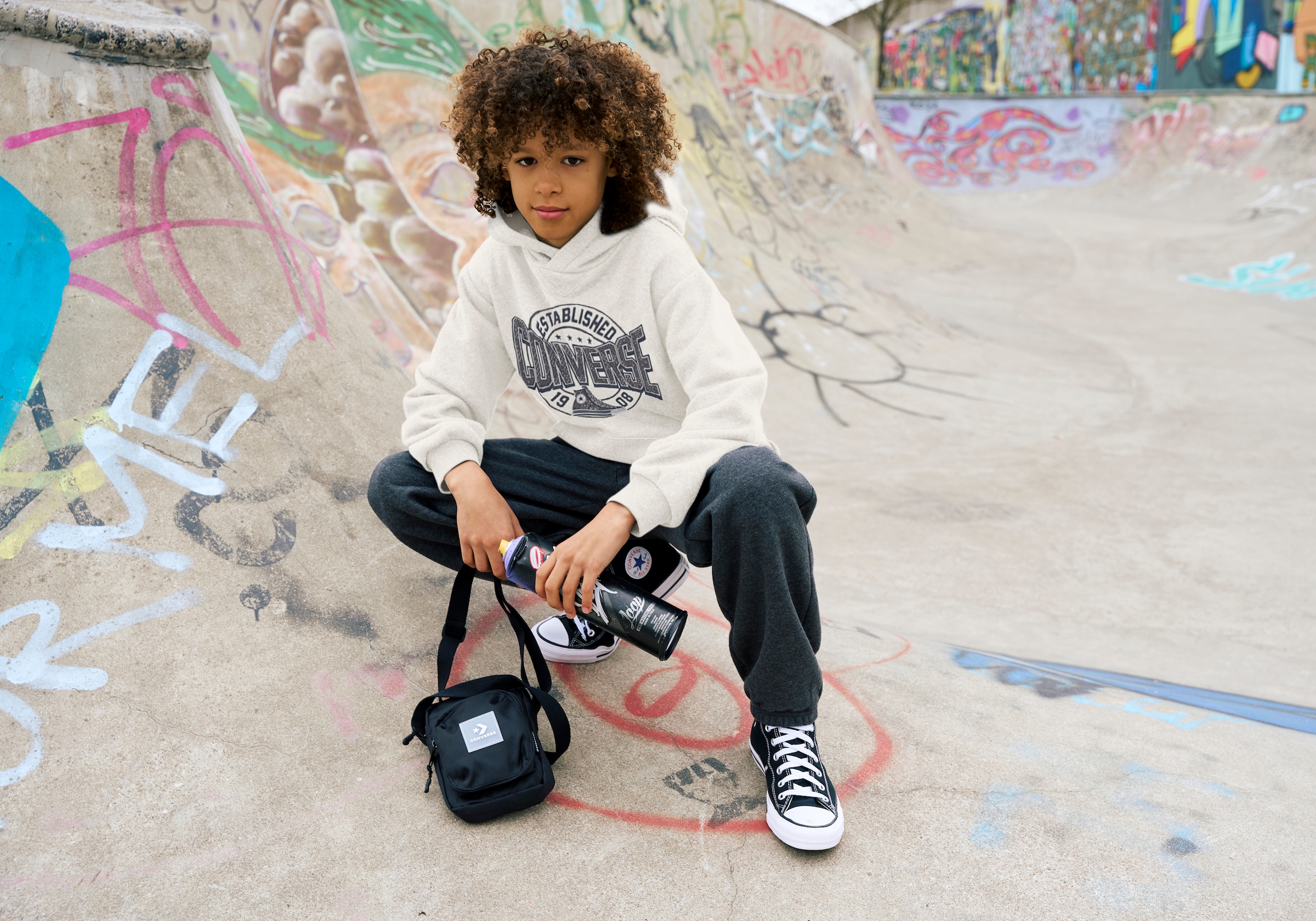 Converse Kapuzensweatshirt »CNVB HERITAGE EST CNV PO HOODY«, (1 tlg.)