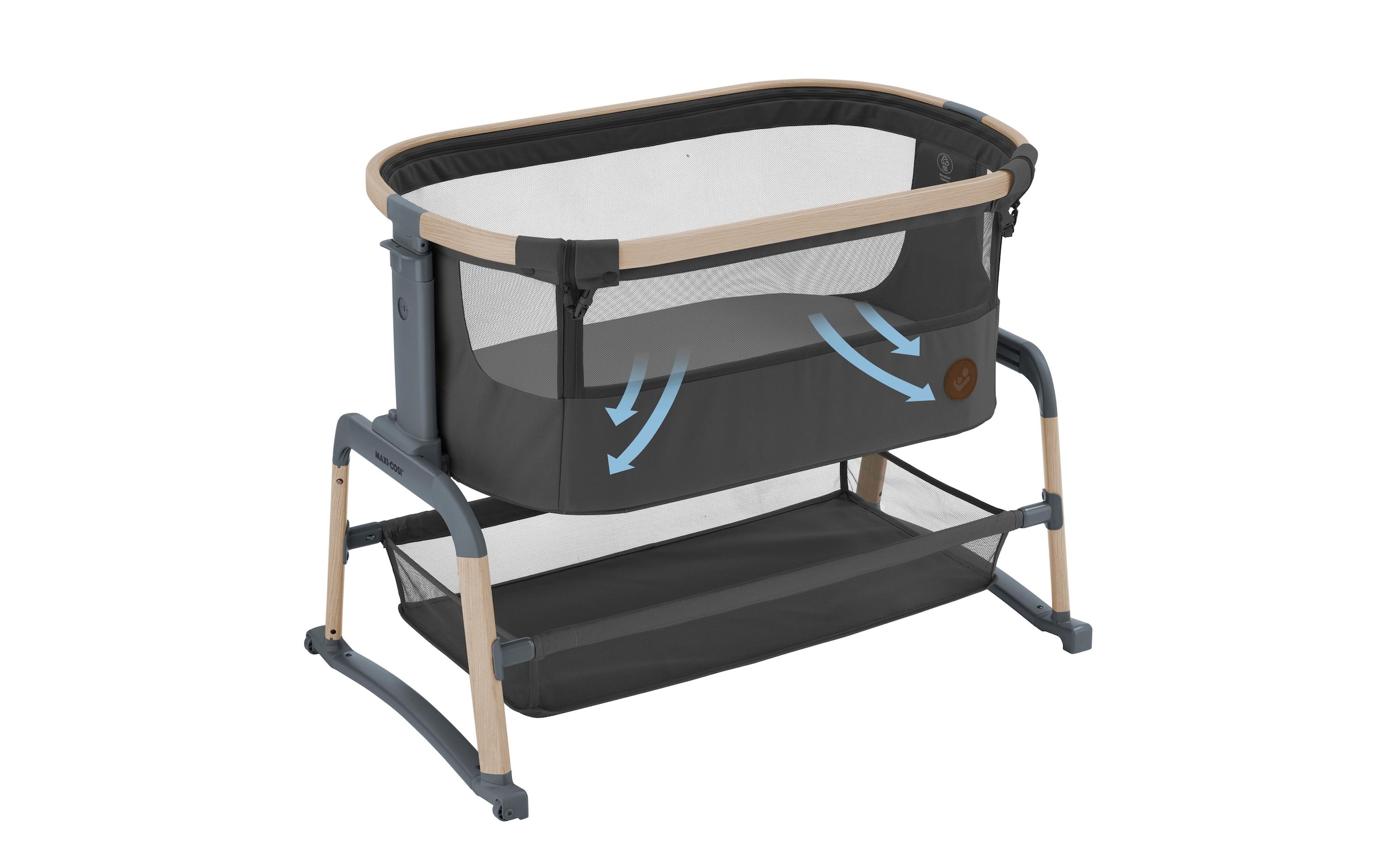 Maxi-Cosi Beistellbett »Iora Air Beyond Graphite«