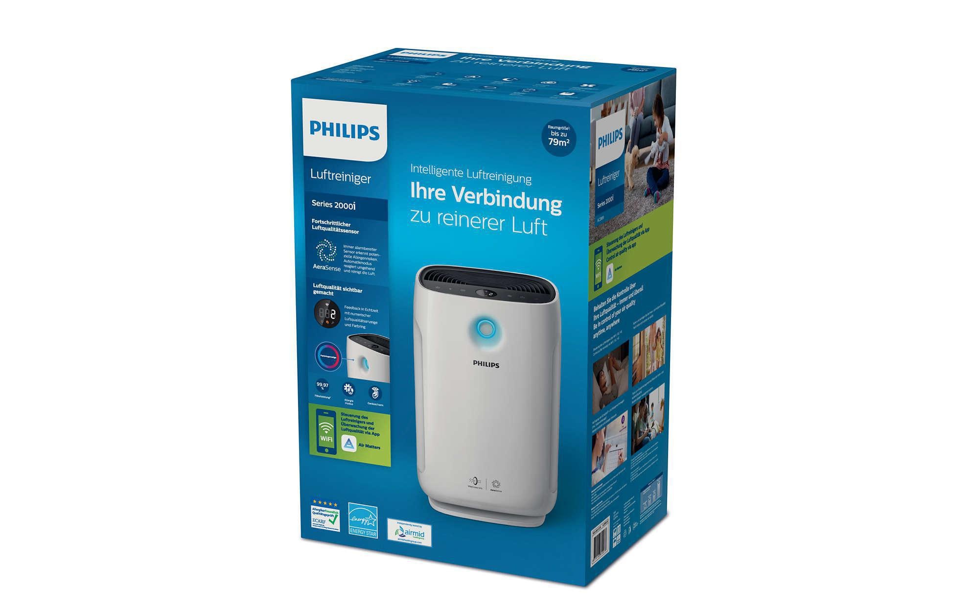 Philips Luftreiniger »Series 2000i AC2889/10«, für 79 m² Räume