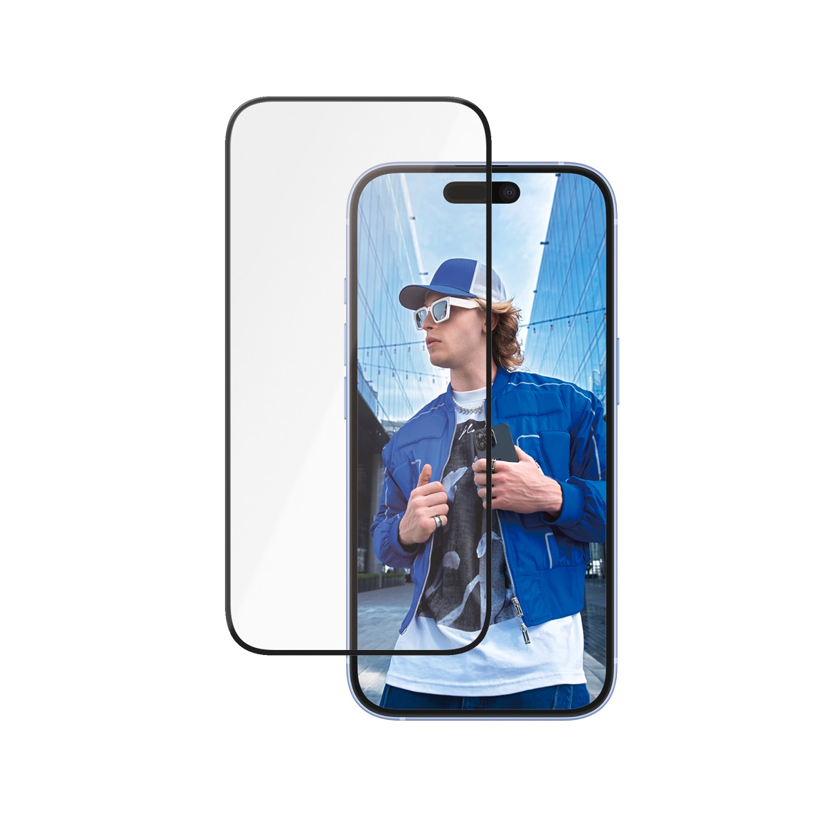 PanzerGlass Displayschutzglas »Ceramic Screen Protection«, für Apple iPhone 16-Apple iPhone 15, Displayschutzfolie, Schutzfolie, Bildschirmschutz, kratz- & stossfest