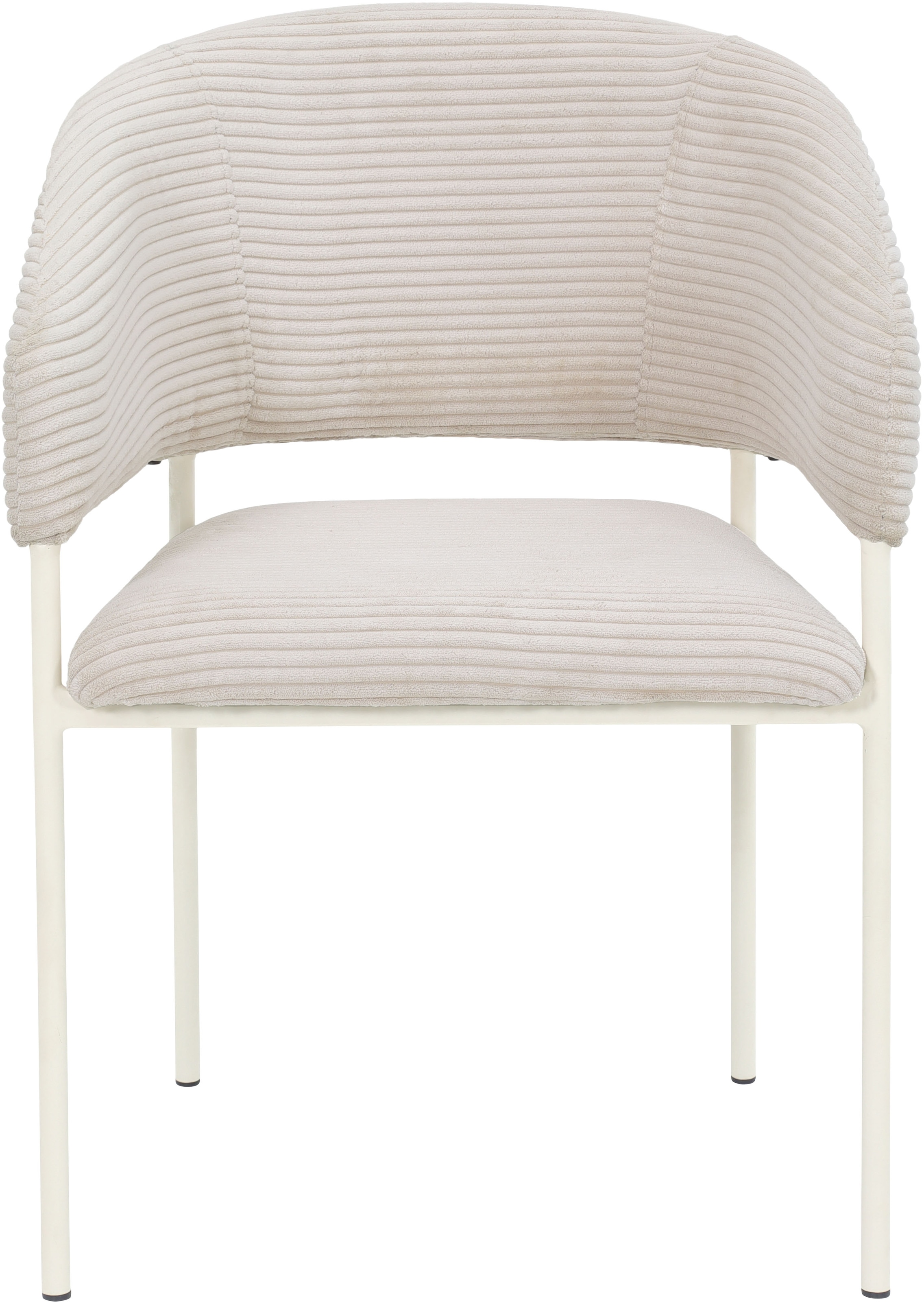 TOM TAILOR HOME Armlehnstuhl »EMBRACE ARMCHAIR«, (Set), 2 St., Breitcord, Esszimmerstuhl, mit Armlehnen, 4-Fussgestell, Rückenausschnitt