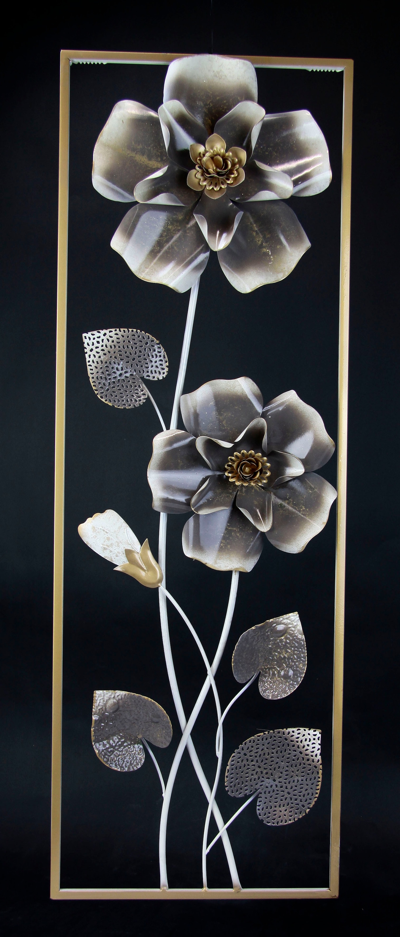 kaufen Wandbild I.GE.A. Wanddeko, Blumen«, online Jelmoli-Versand | Metall, »Metallbild Wandskulptur