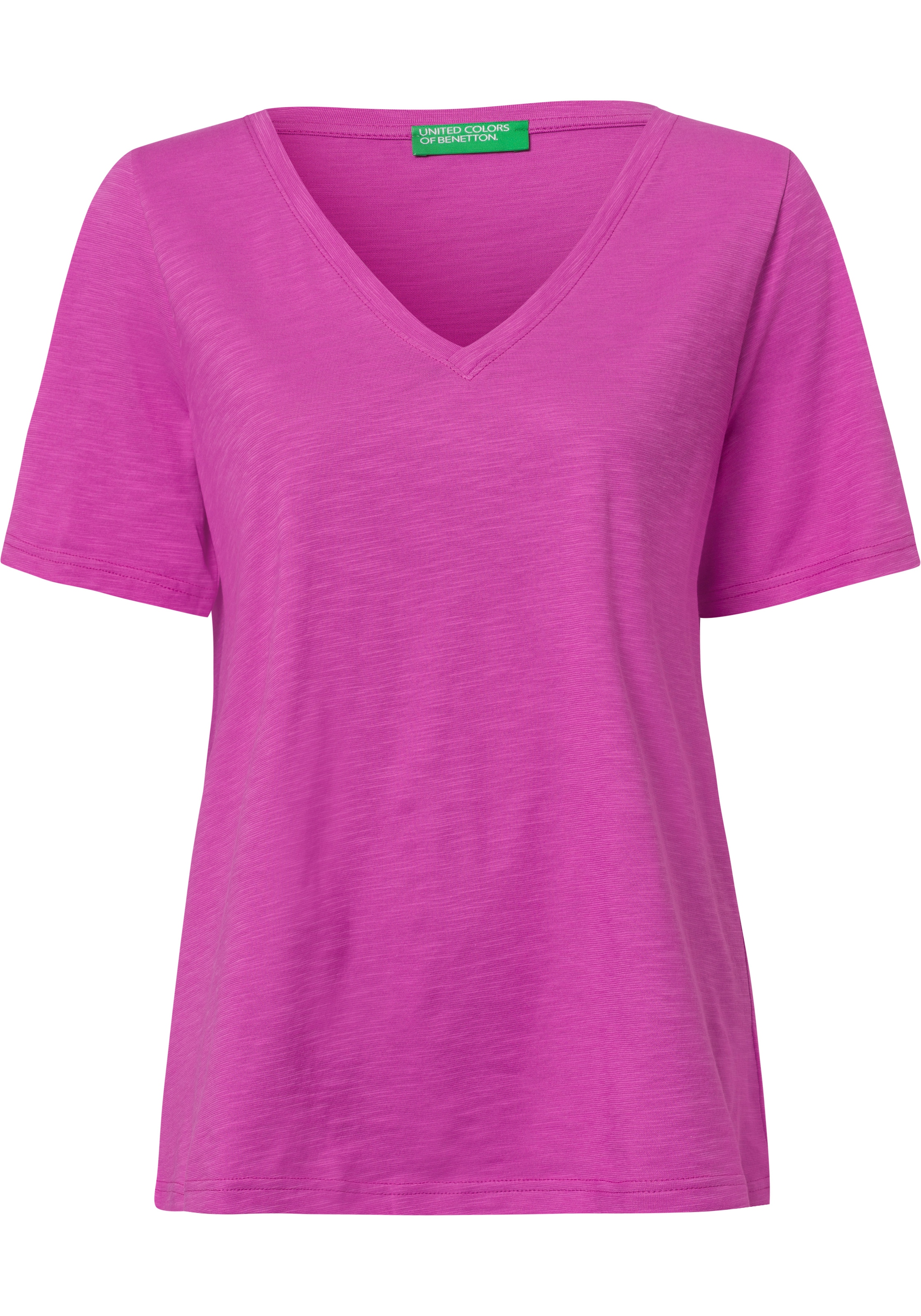 United Colors of Benetton T-Shirt, aus Flammgarnjersey online bestellen |  Jelmoli-Versand