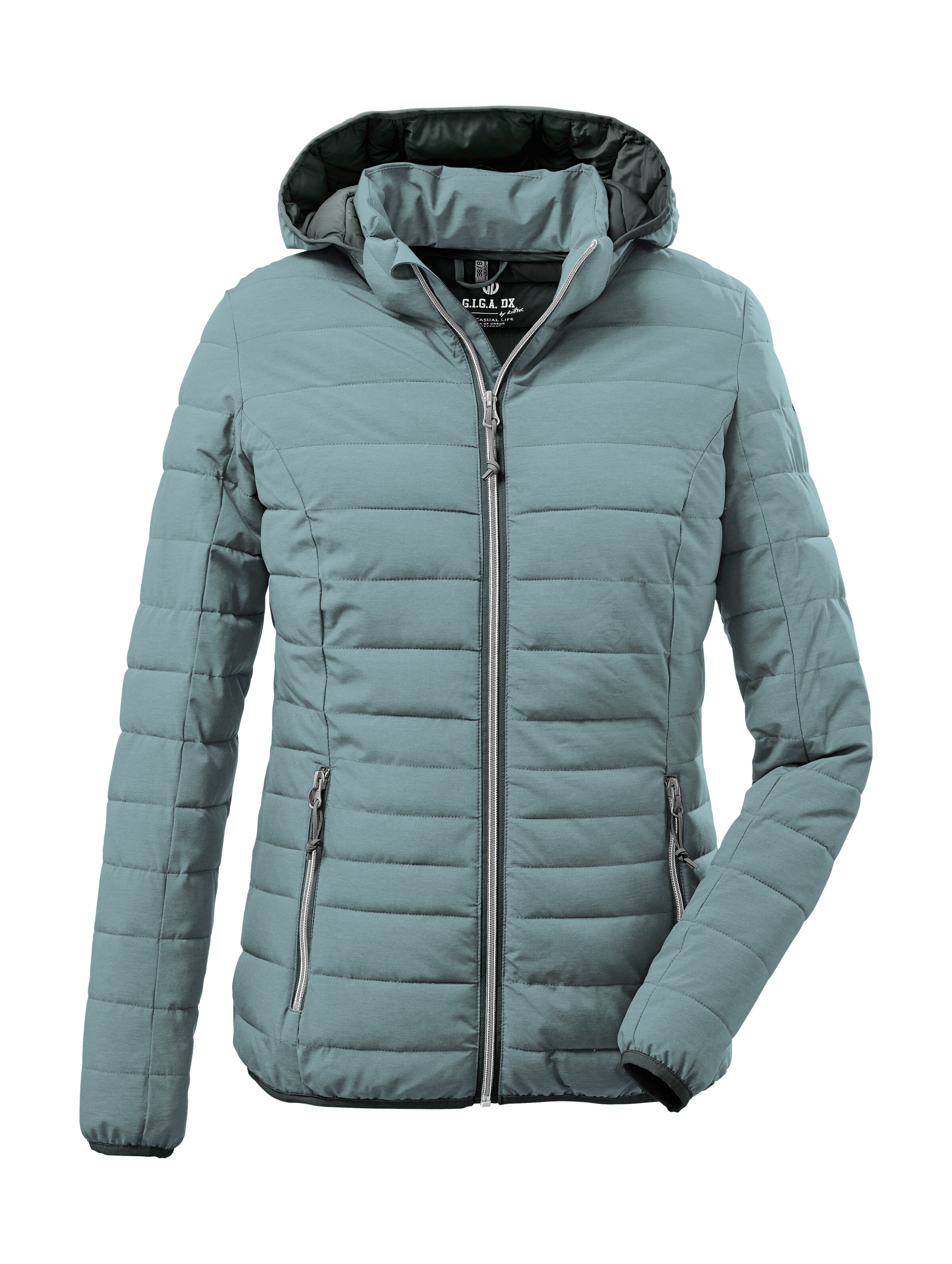 G.I.G.A. DX by killtec Steppjacke »Uyaka« Leichte, wasserabweisende Damenjacke mit abzippbarer Kapuze