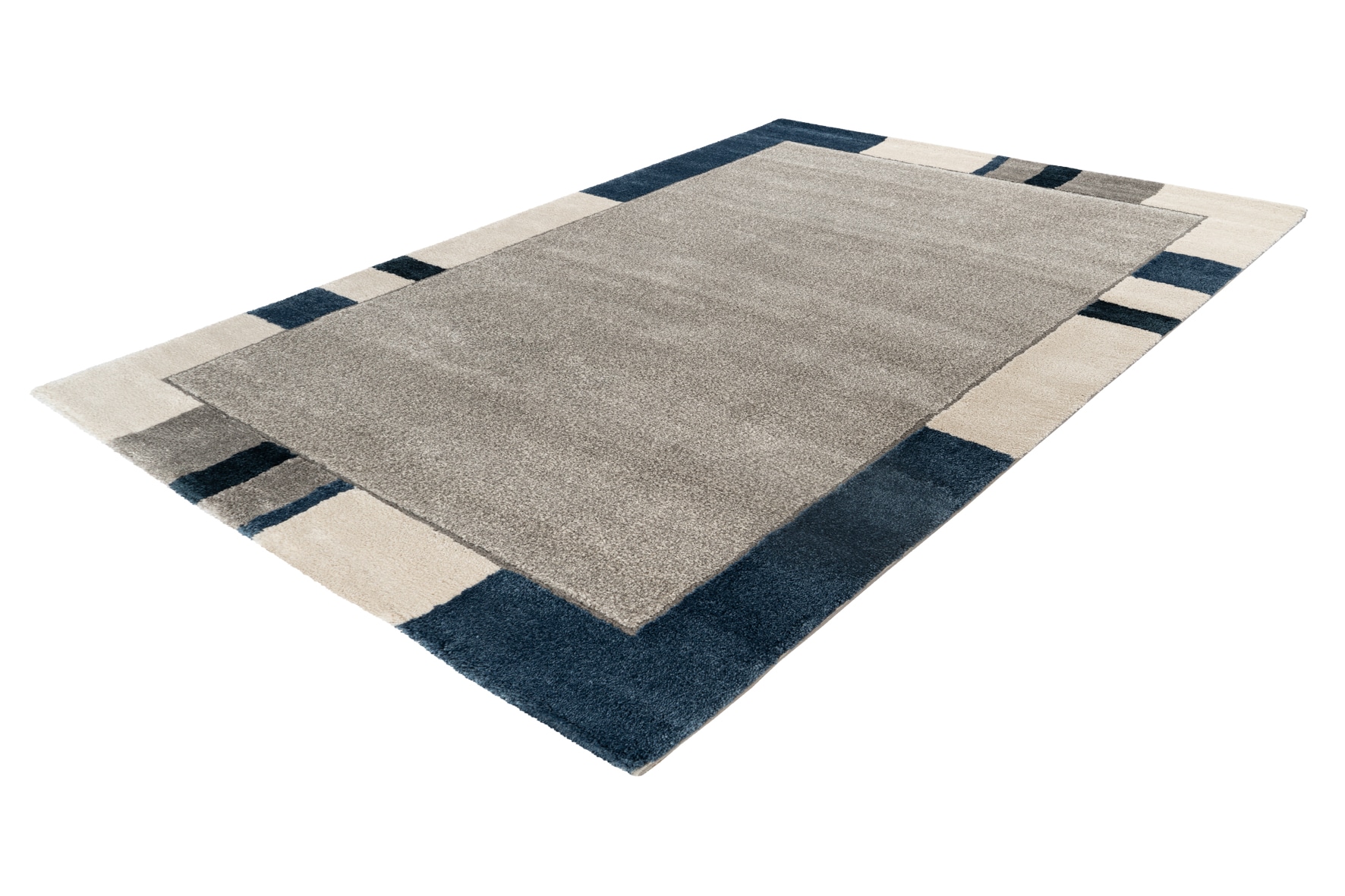 Obsession Teppich »My Frisco 281«, rechteckig, Uni Farben, mit moderner Bordüre, Wohnzimmer, Schlafzimmer