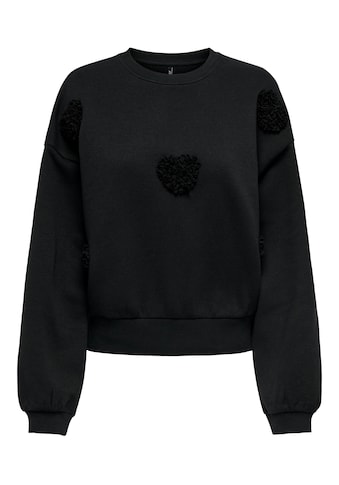 Sweater »ONLKIARA L/S HEART O-NECK BOX SWT«