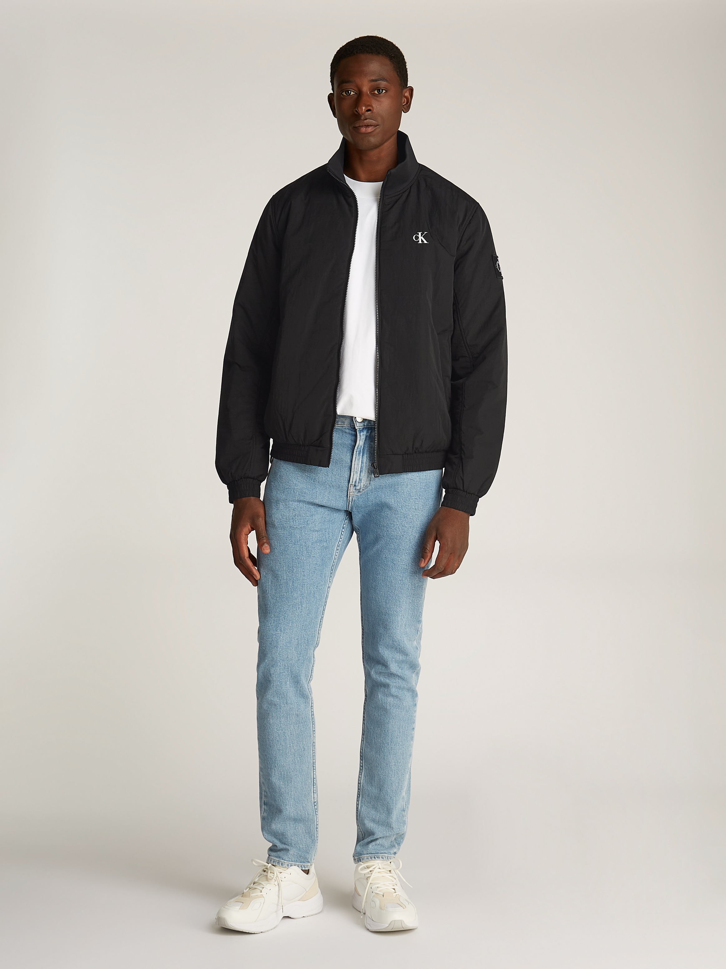 Calvin Klein Jeans Blouson »PADDED HARRINGTON«, mit Logoprägung