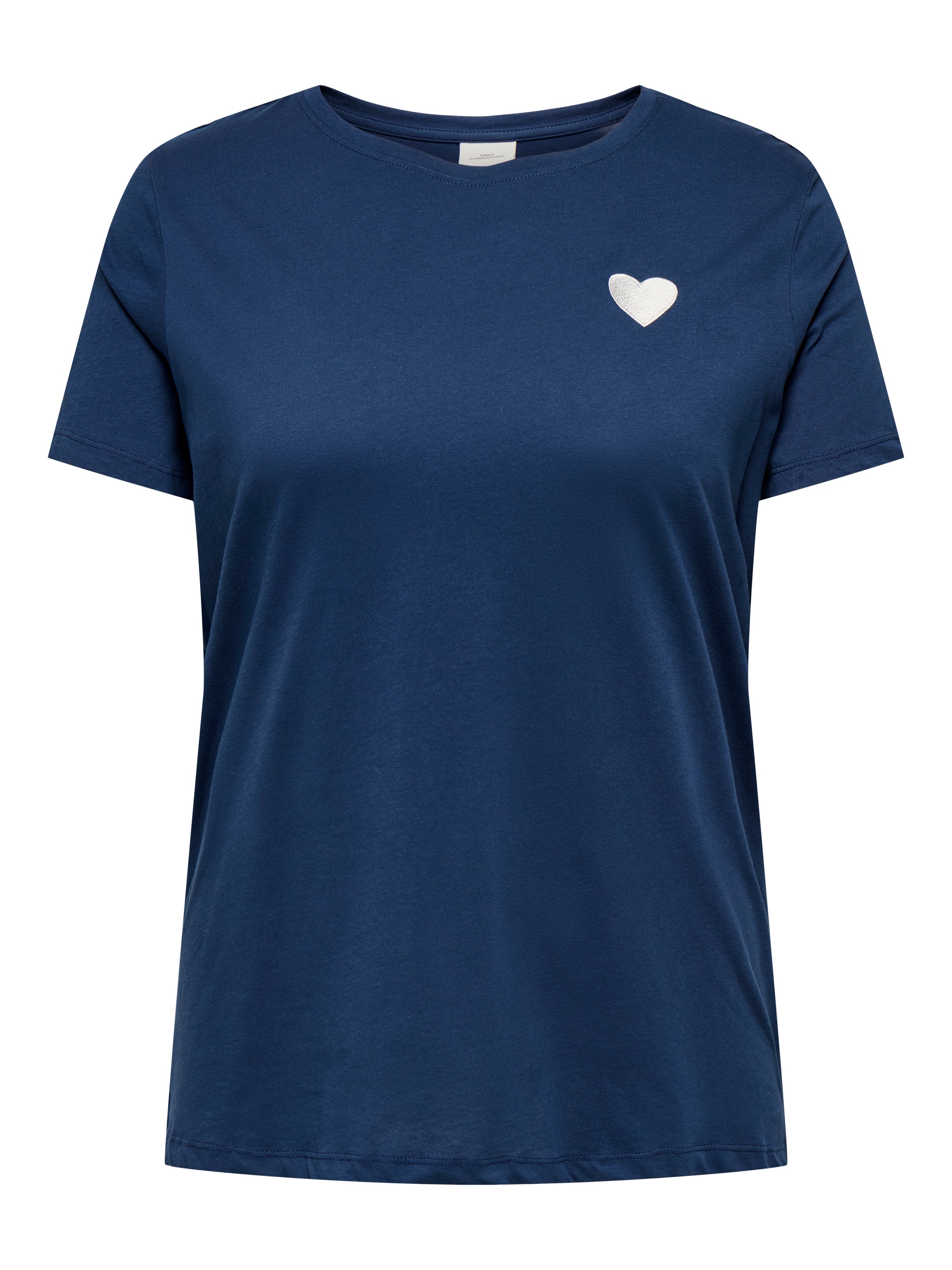 ONLY CARMAKOMA Kurzarmshirt "CARNINNA LIFE S/S O-NECK REG TEE JRS BS"