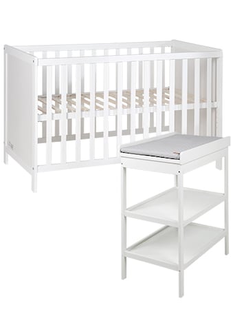 Babymöbel-Set »Style«, (Spar-Set, 2 St., Kinderbett, Wickelregal)