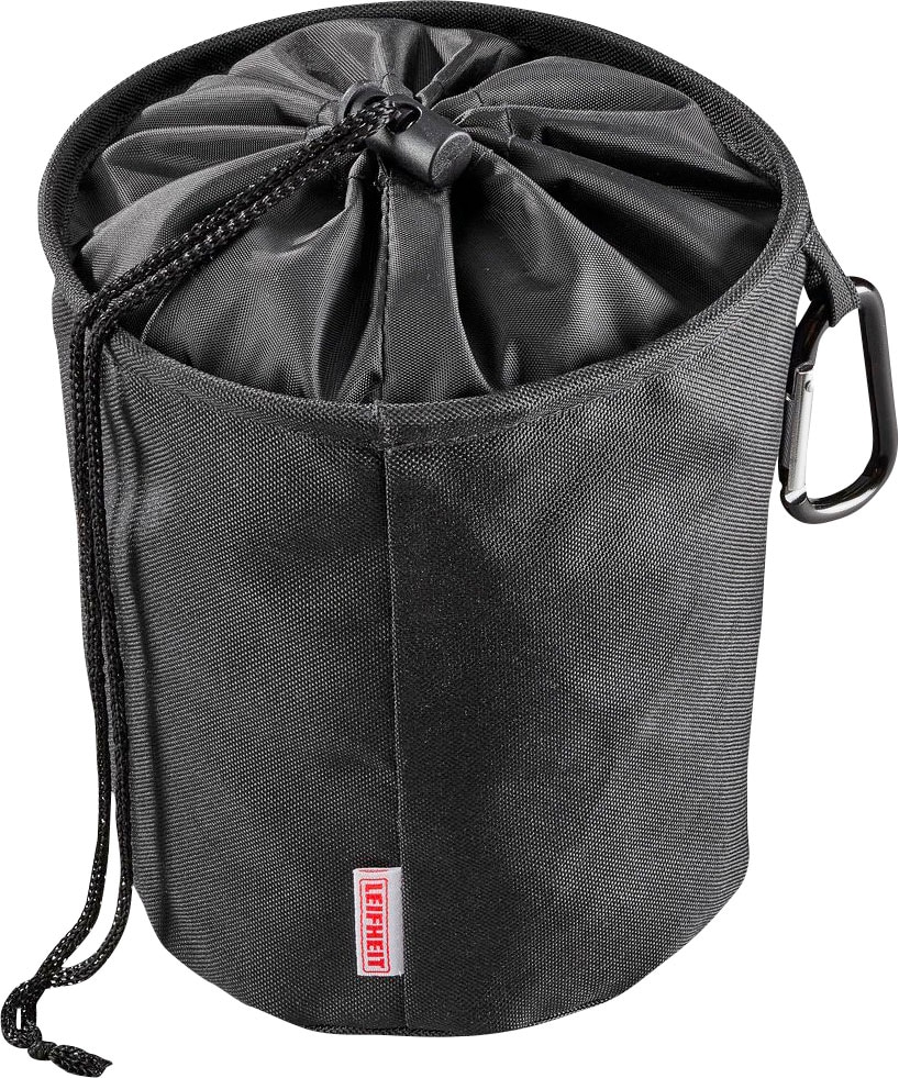 Leifheit, Hängeaufbewahrung »Wäscheklammerbeutel«, schwarz, Polyester, B/H/T: 28 cm Ø 18,3 cm