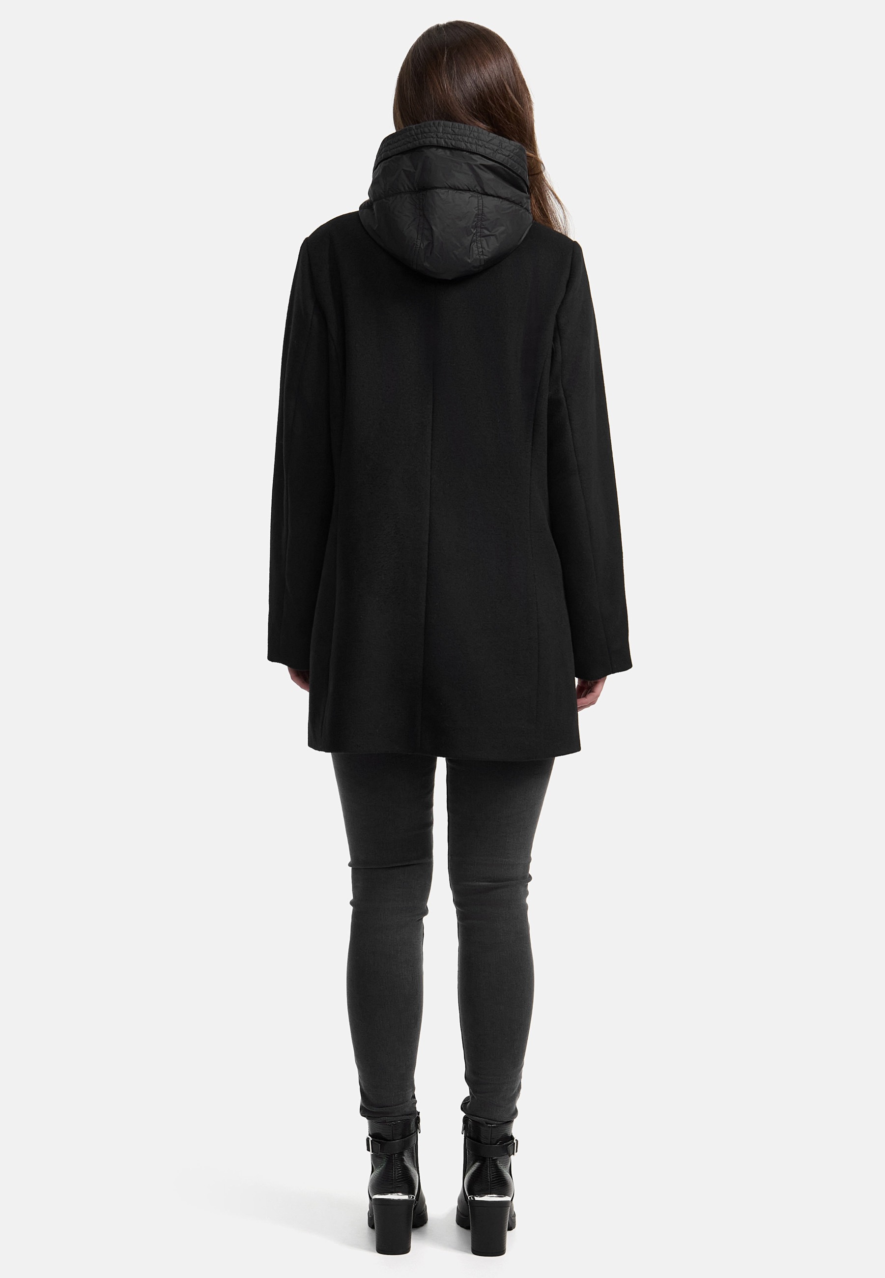 MANISA Wolljacke, mit Kapuze, mit Kapuze
