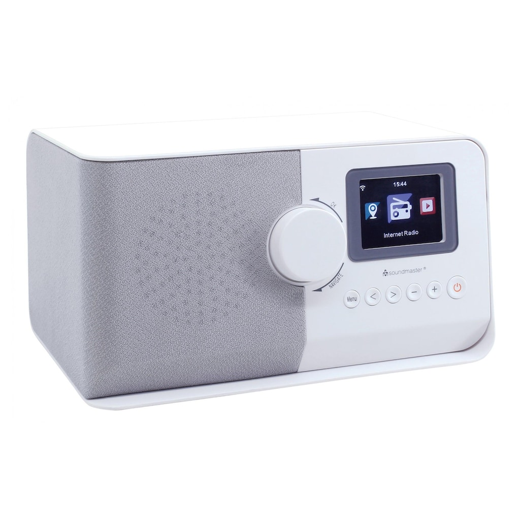 Soundmaster Internet-Radio »IR5500 Weiss«, (WLAN Internetradio)