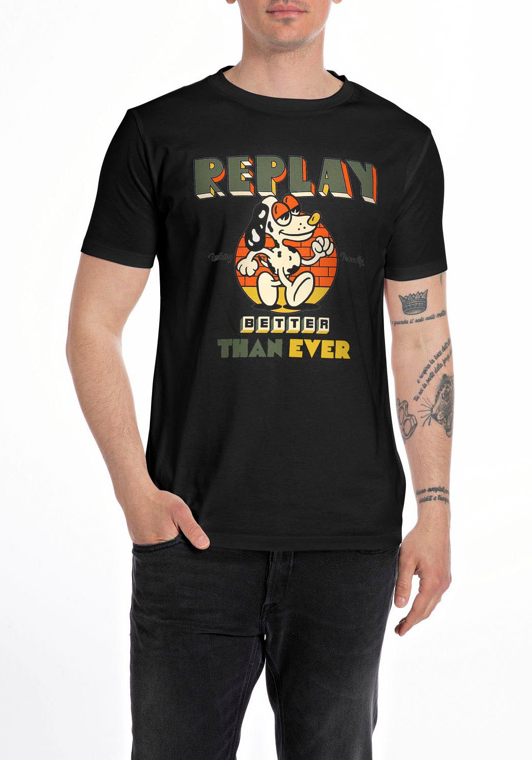 Replay Print-Shirt