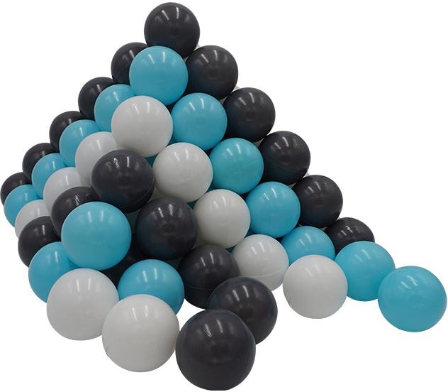 Knorrtoys® Bällebad-Bälle »100 Stück, creme/Grey/Blue«
