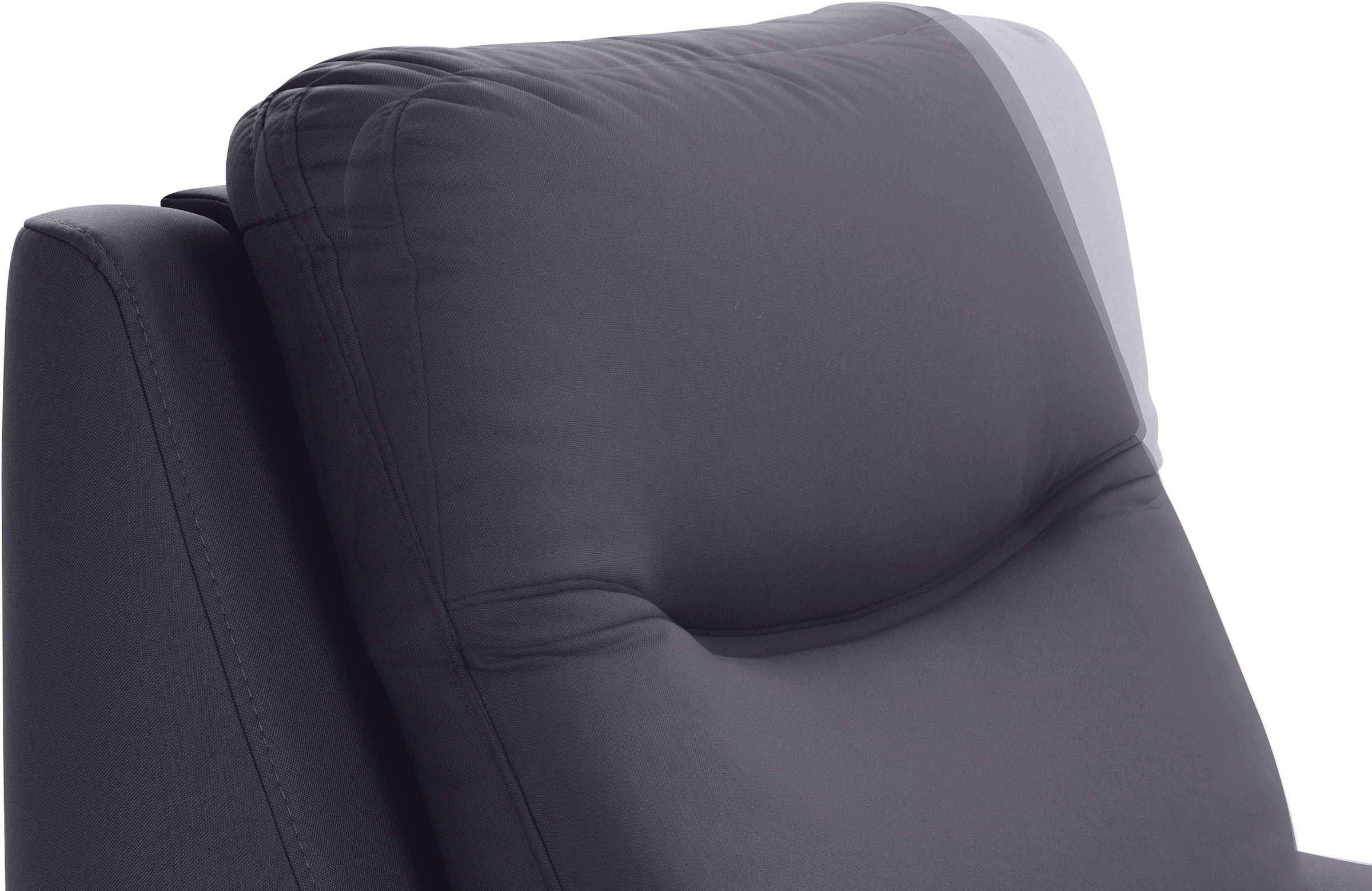 sit&more Sessel »Boccaccio«, inklusive Federkern und Kopfteilverstellung